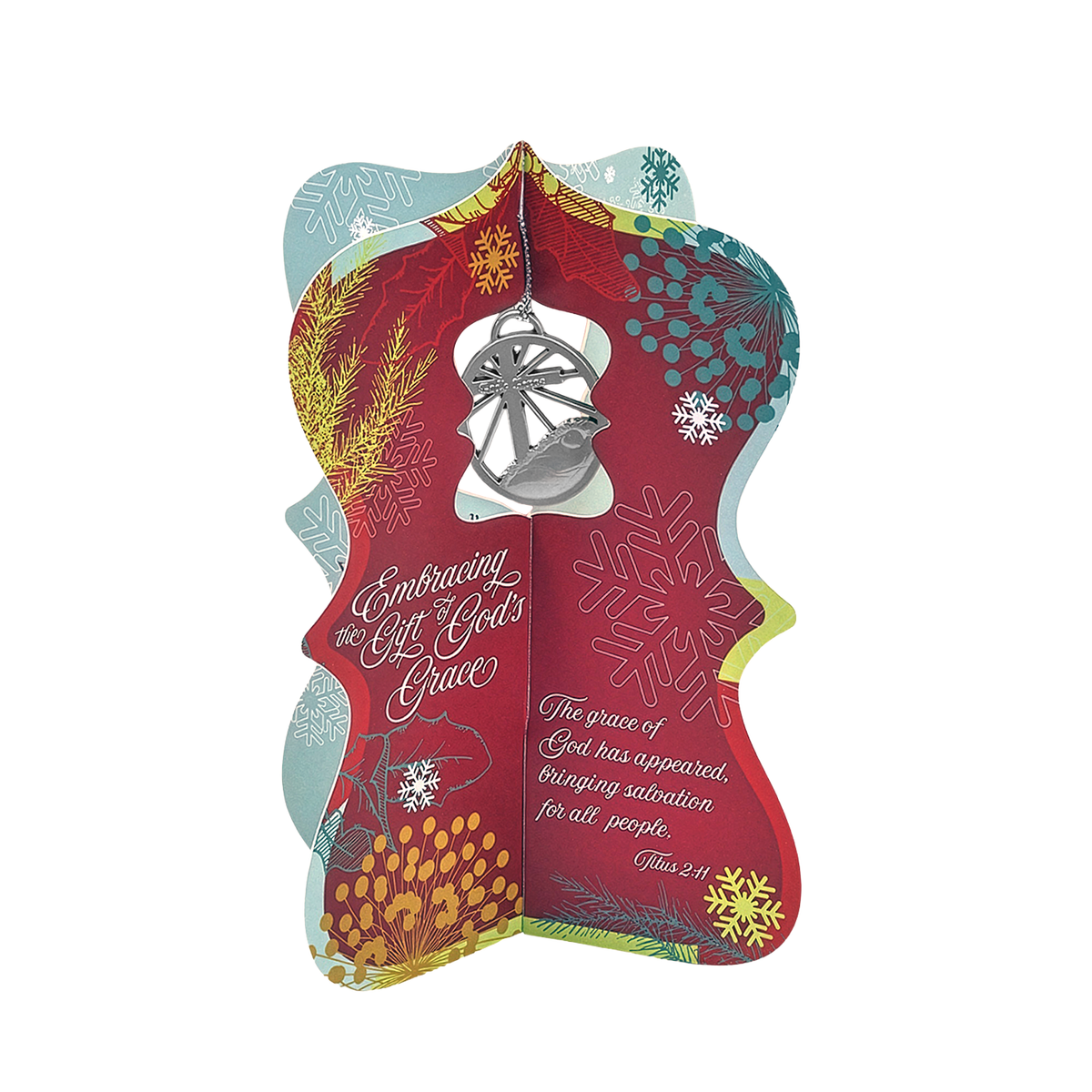 Embracing the Gift of God's Grace 3D Christmas card 
615122-17271-1