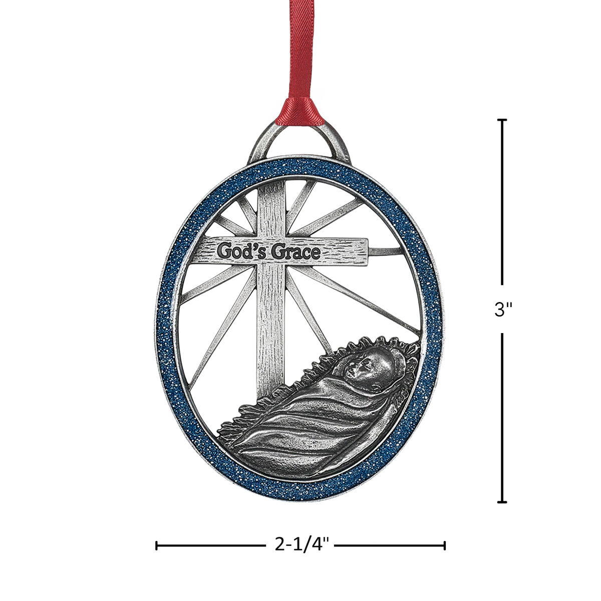 Christmas Ornament of Faith - Embracing the Gift of God's Grace