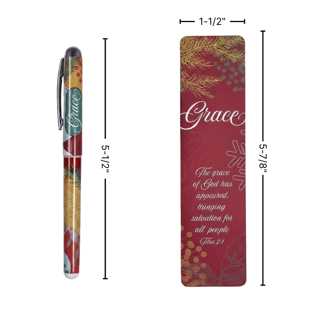 WRAPPED & READY® Bookmark & Pen Gift Set - Embracing the Gift of God's Grace
