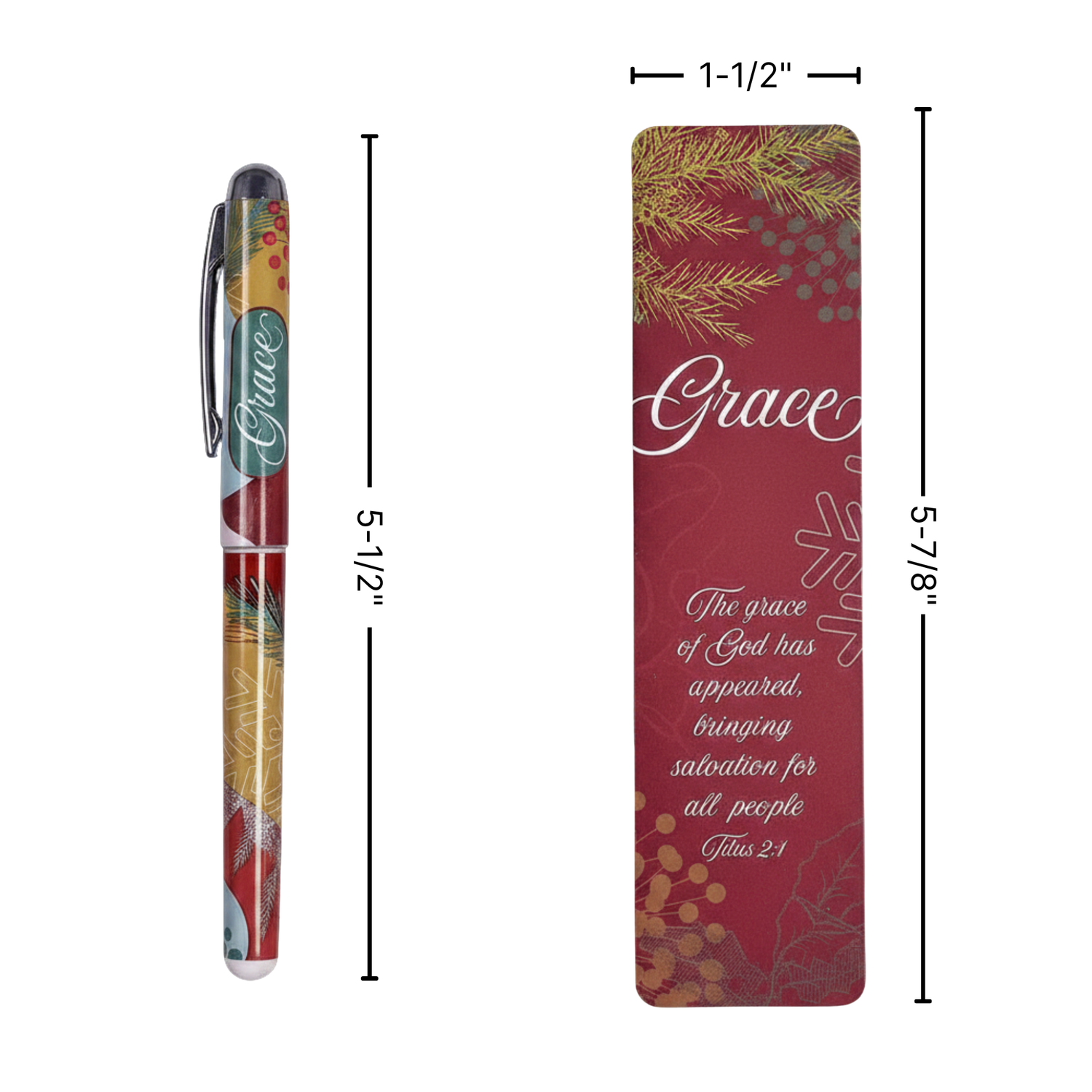 Bookmark & Pen Gift Set - Embracing the Gift of God's Grace