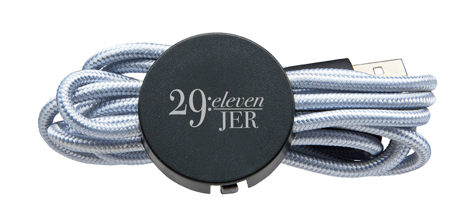 3-in-1 charging cable with Jeremiah 29:11 Scripture reference