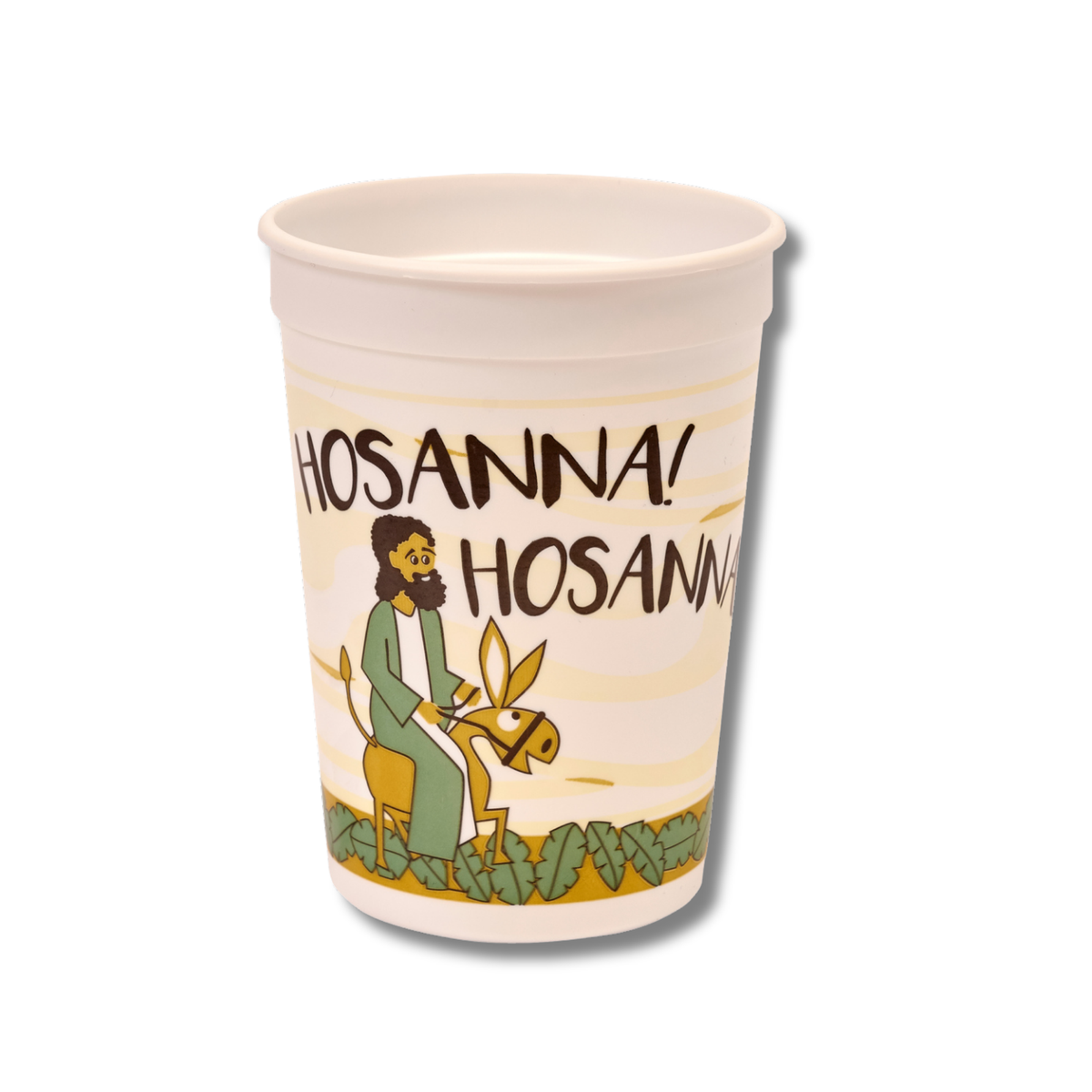 12oz Plastic Tumbler - Gentle Jesus, Gentle King
