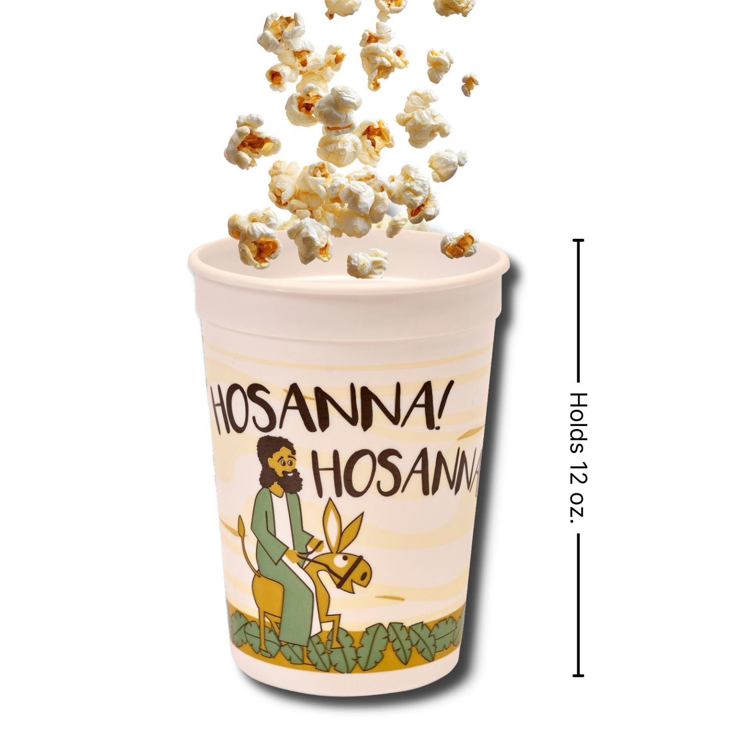 12oz Plastic Tumbler - Gentle Jesus, Gentle King