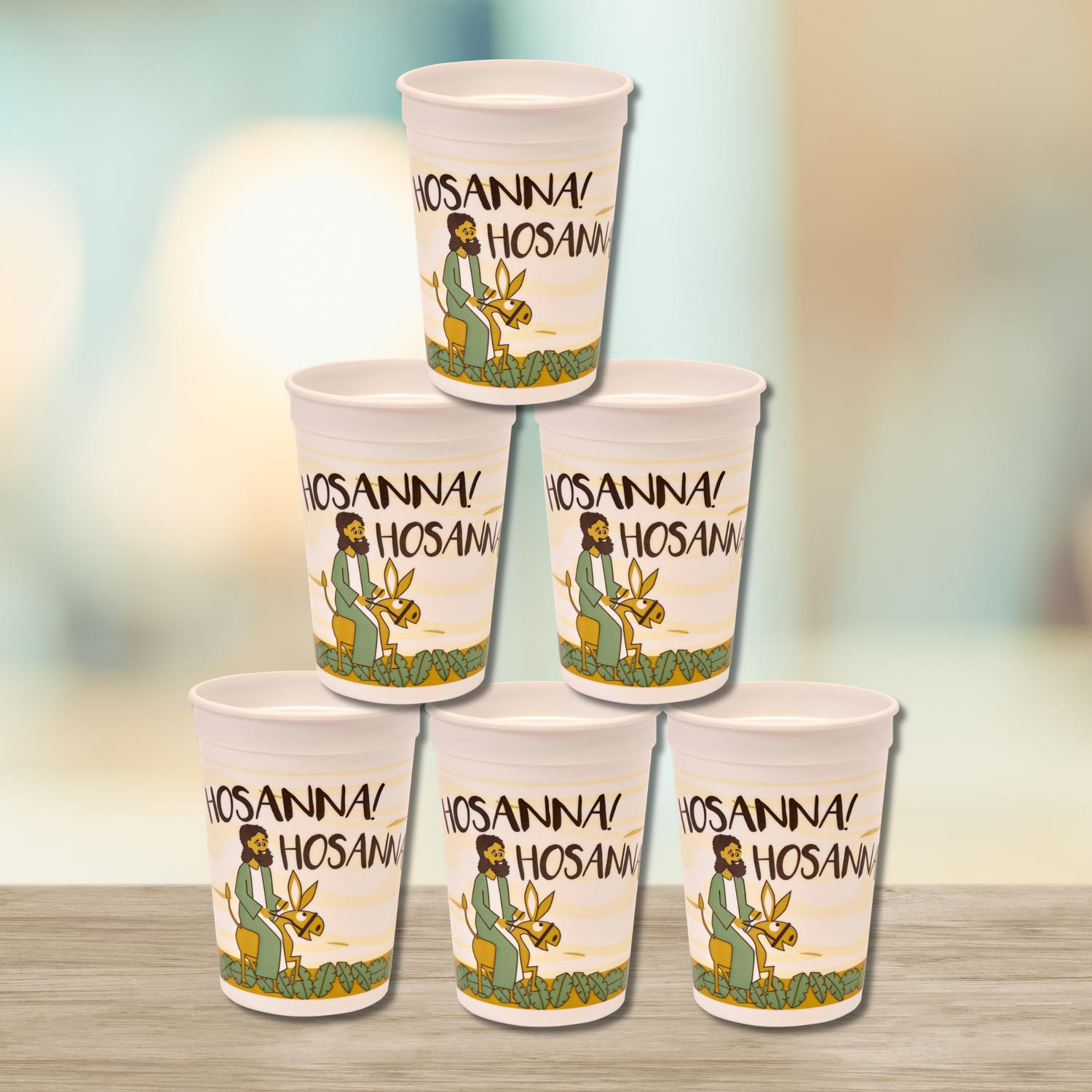 12oz Plastic Tumbler - Gentle Jesus, Gentle King