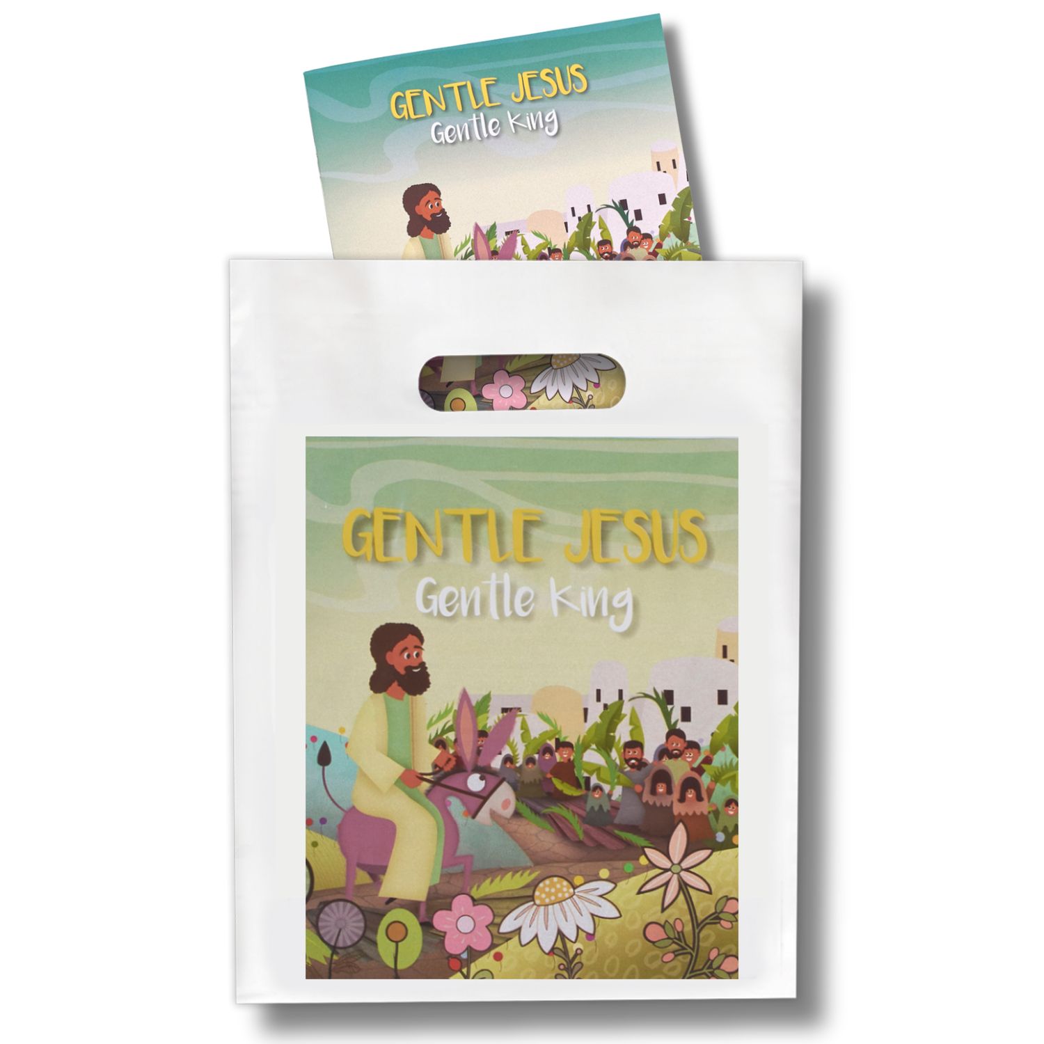 24-Page Children's Softcover Story Book with FREE Goodie Bag - Gentle Jesus, Gentle King