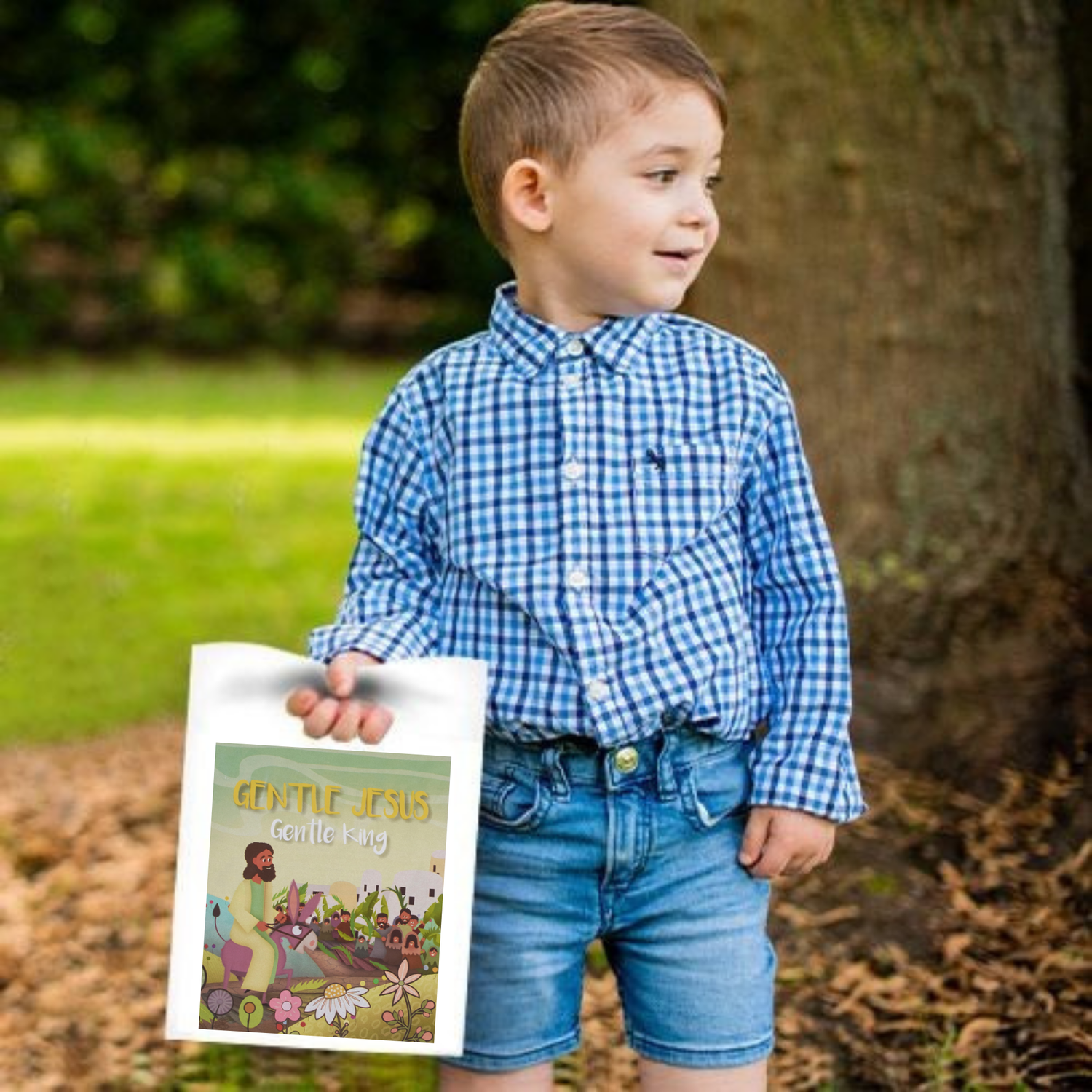 9" x 12" Goodie Bags (12 Pack) - Gentle Jesus, Gentle King