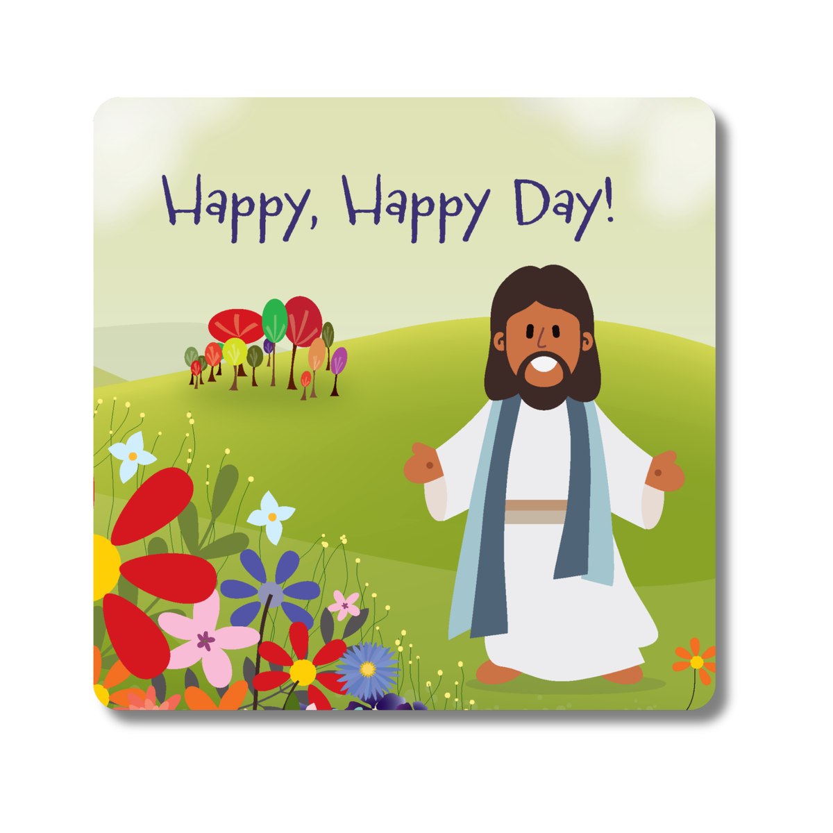 10-Page Board Book - KJV - Happy, Happy Day!