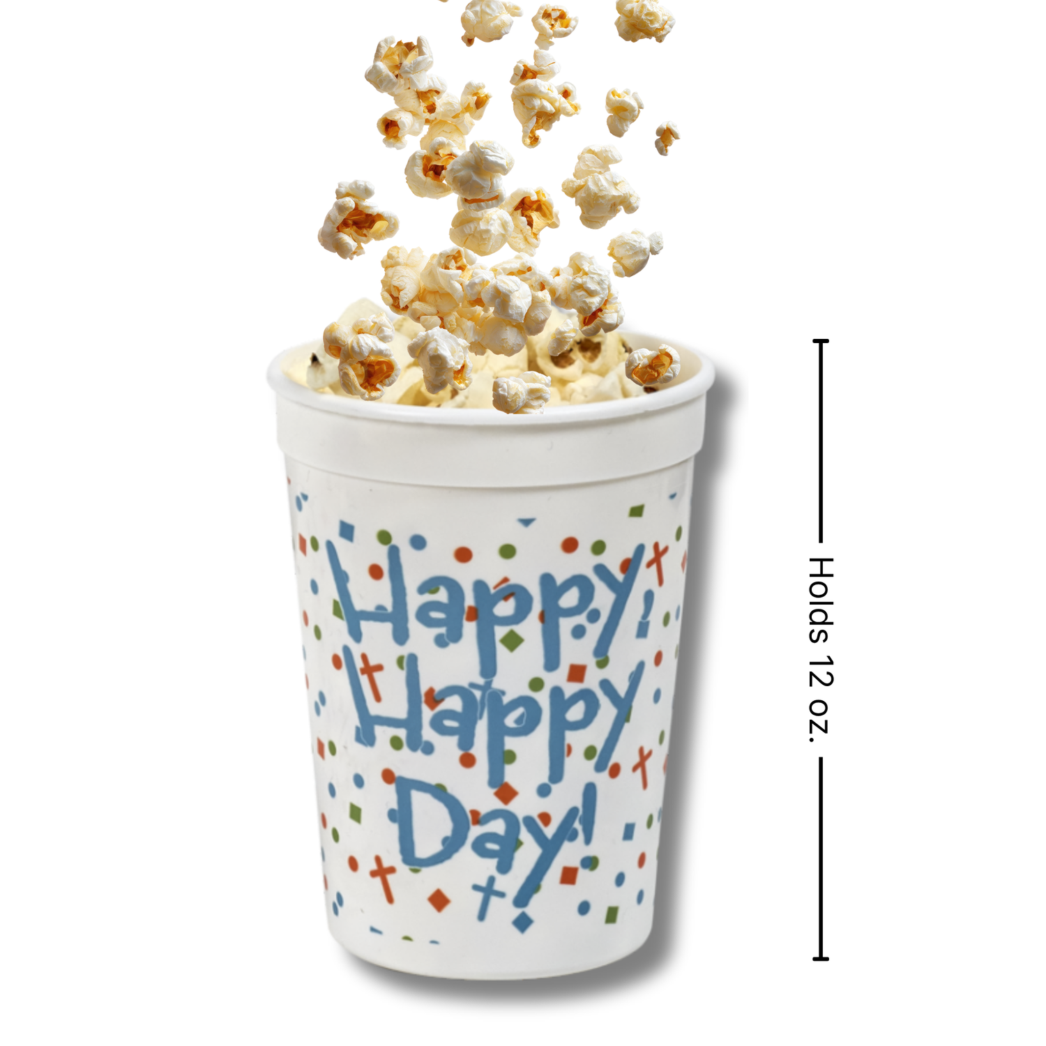 12oz Plastic Tumbler - Happy, Happy Day!