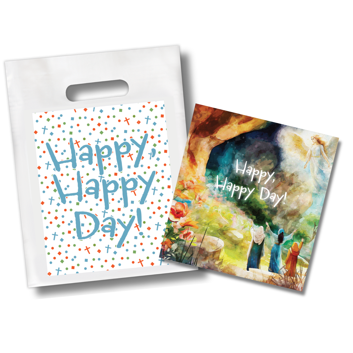 16-Page Children's Softcover Story Book with FREE Goodie Bag - KJV - Happy, Happy Day!