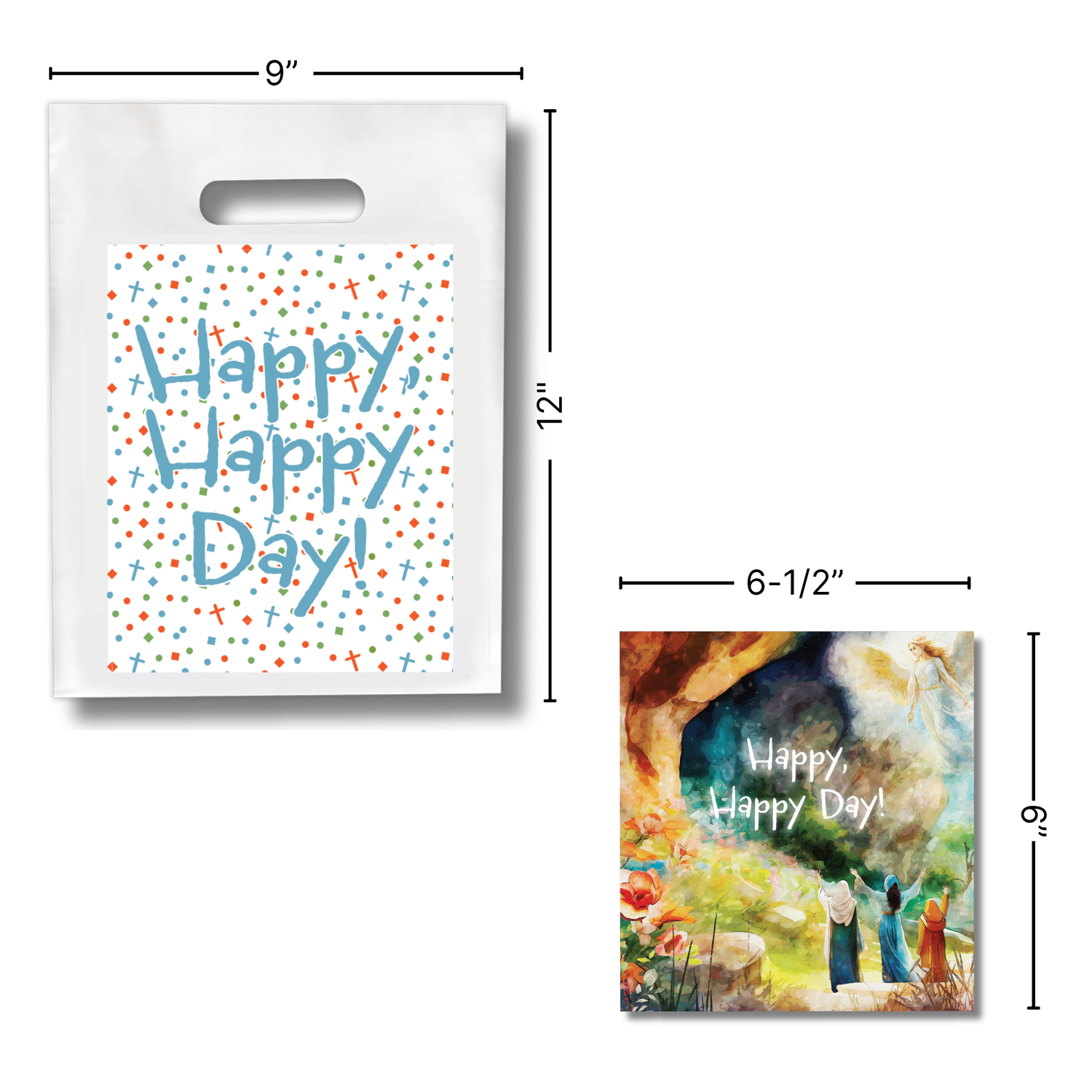 16-Page Children's Softcover Story Book with FREE Goodie Bag - Happy, Happy Day!