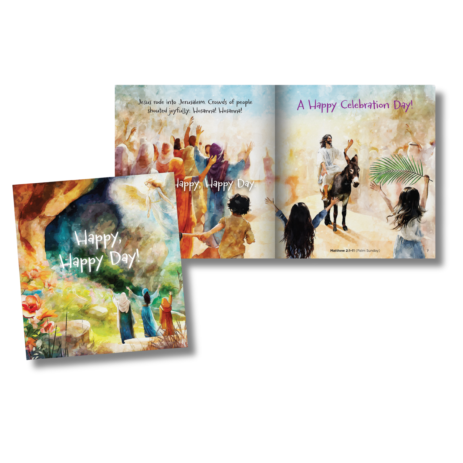 16-Page Children's Softcover Story Book with FREE Goodie Bag - Happy, Happy Day!