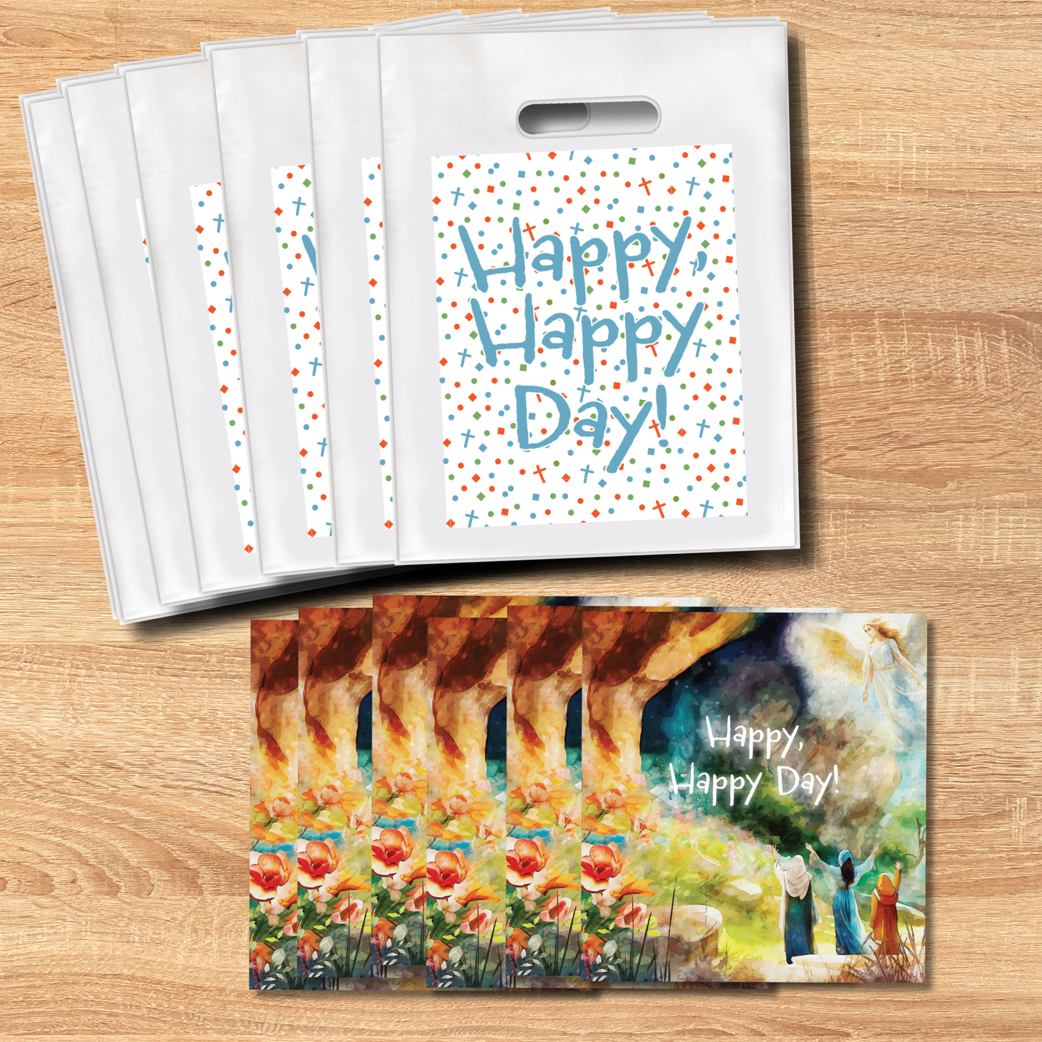 16-Page Children's Softcover Story Book with FREE Goodie Bag - Happy, Happy Day!