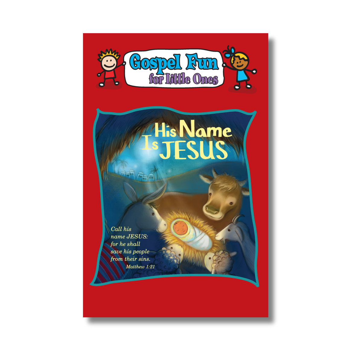 Gospel Fun for Little Ones Activity Booklet for Preschoolers - KJV - His Name Is Jesus