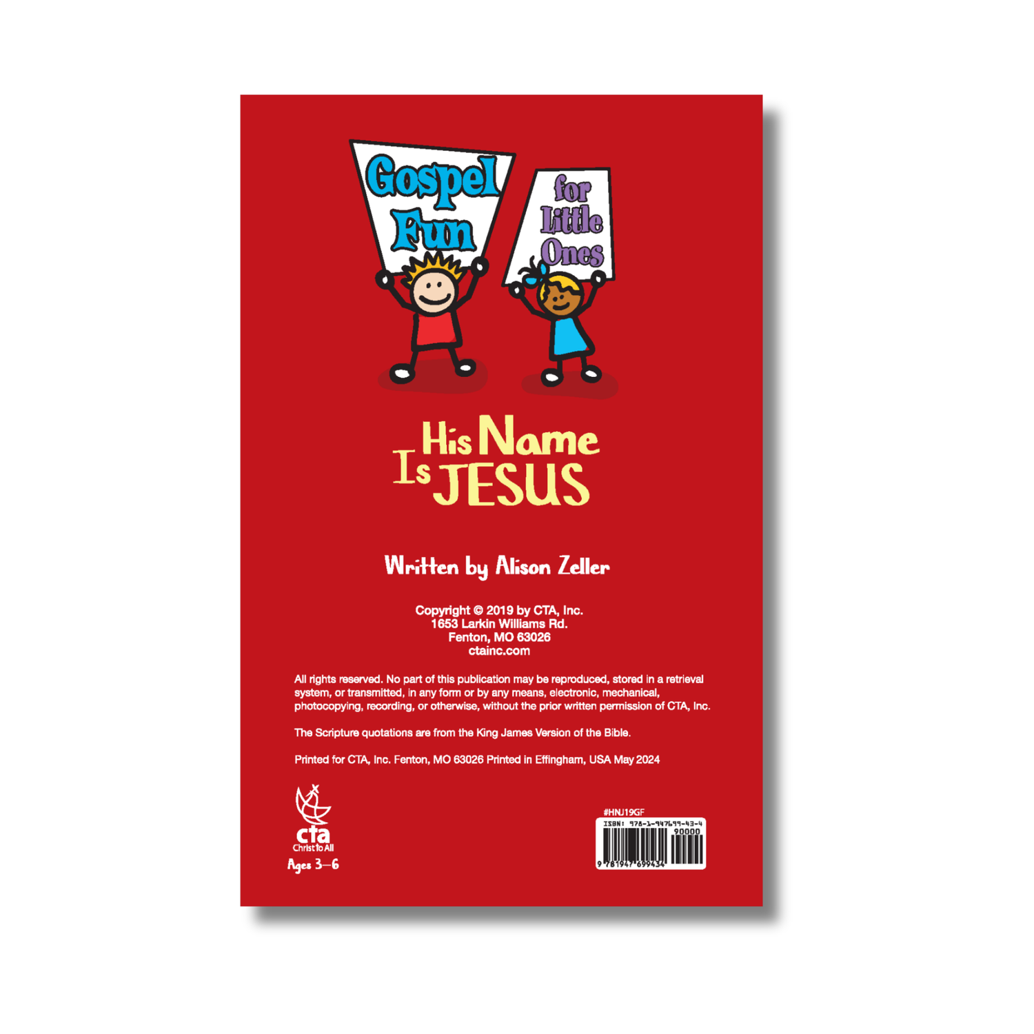 Gospel Fun for Little Ones - His Name Is Jesus