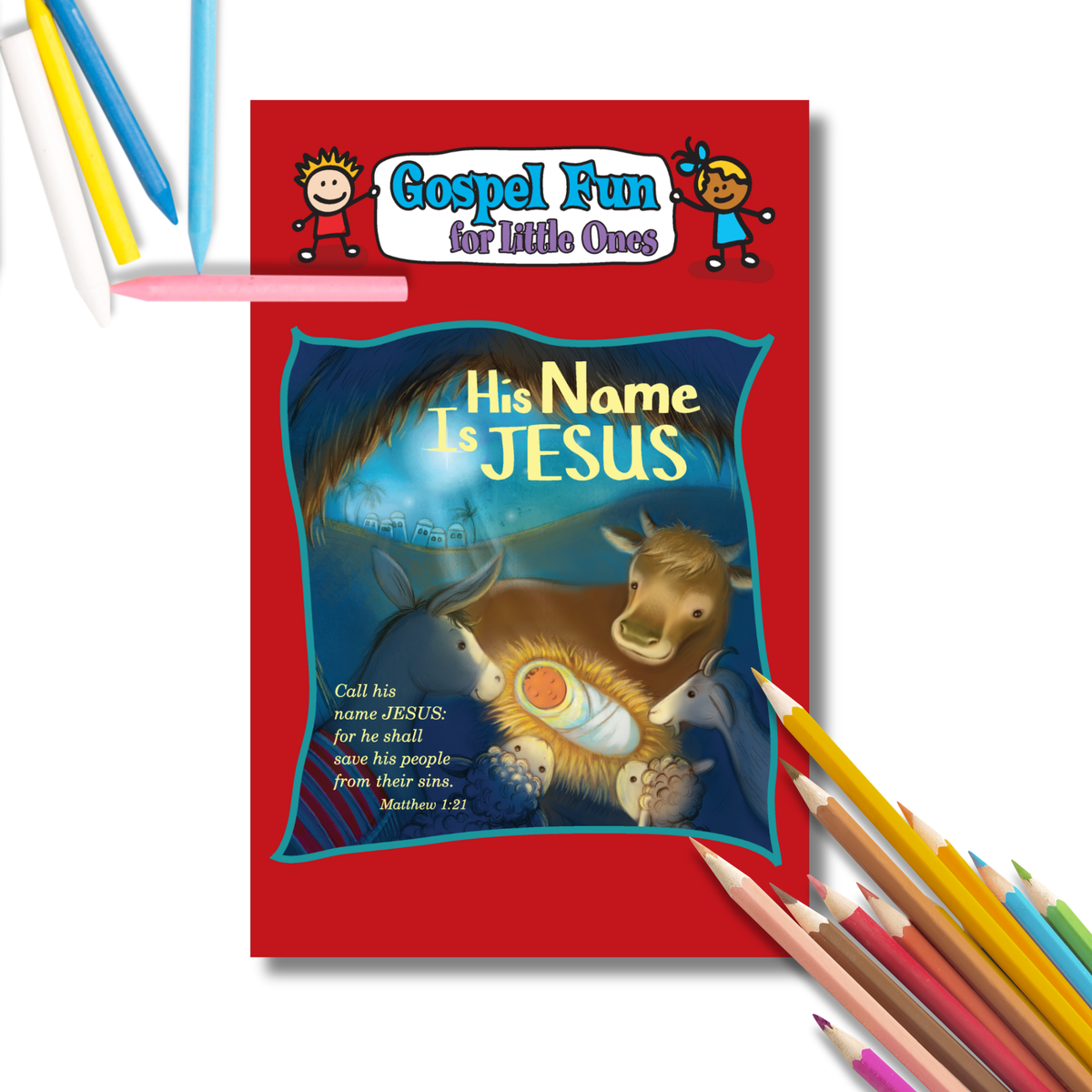 Gospel Fun for Little Ones Activity Booklet for Preschoolers - KJV - His Name Is Jesus