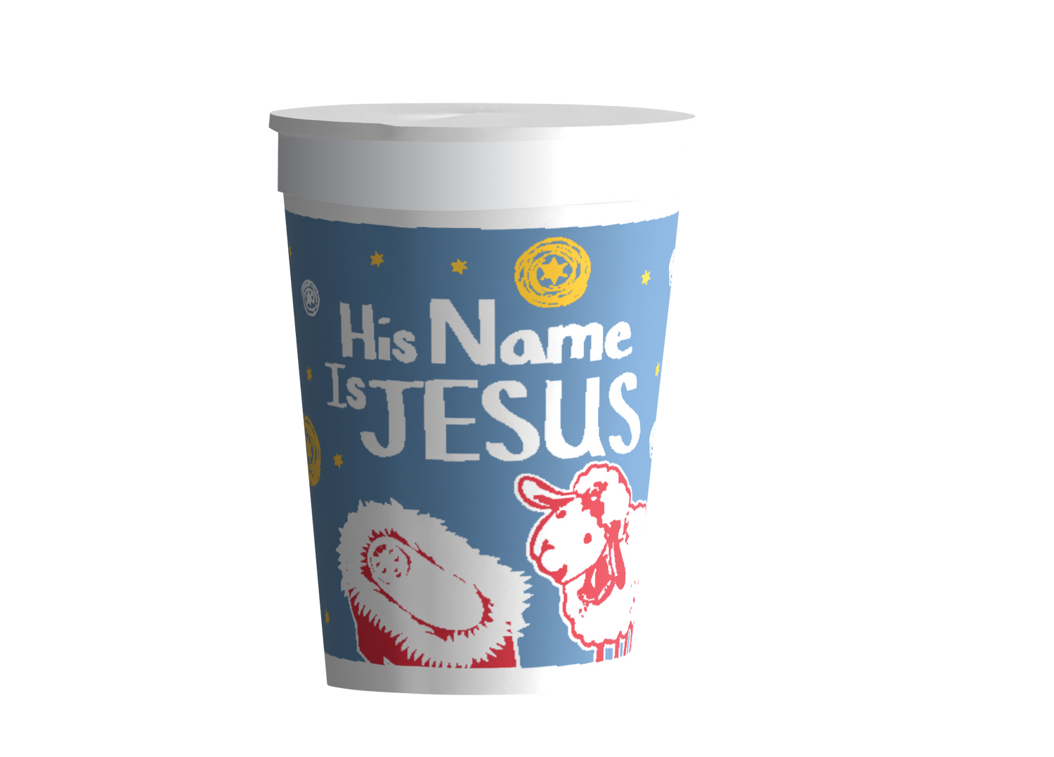 His Name is Jesus Plastic Tumbler for Kids Ministry