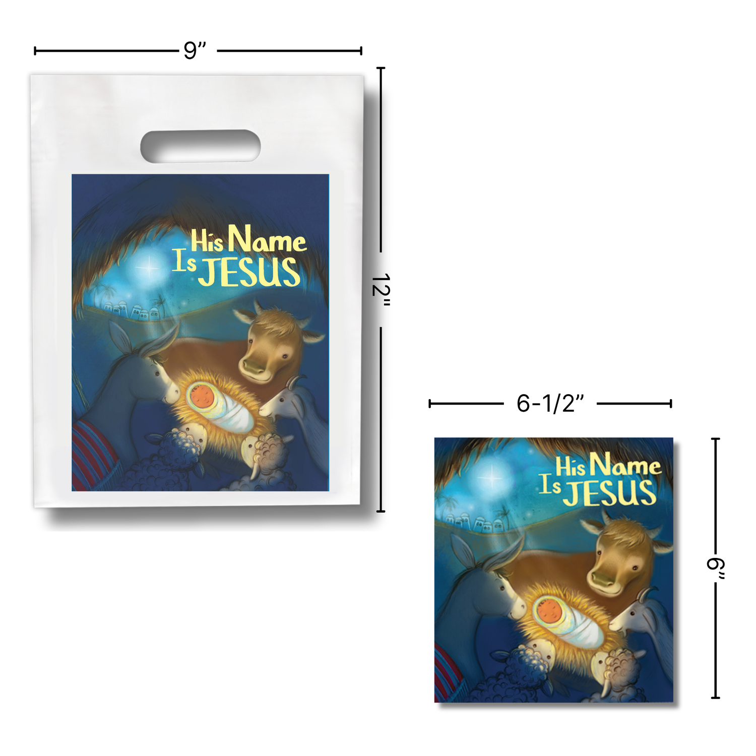 16-Page Children's Softcover Story Book with FREE Goodie Bag - His Name Is Jesus