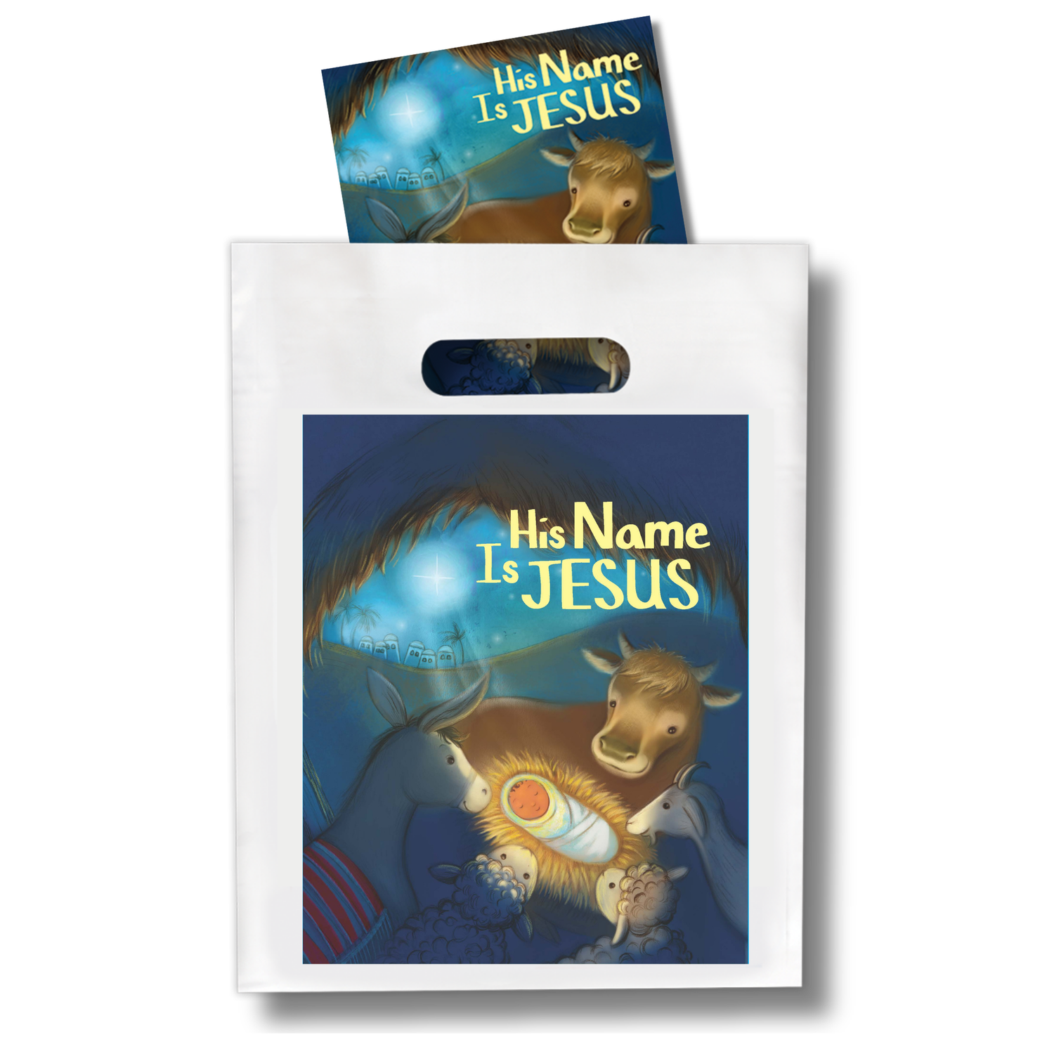 16-Page Children's Softcover Story Book with FREE Goodie Bag - His Name Is Jesus