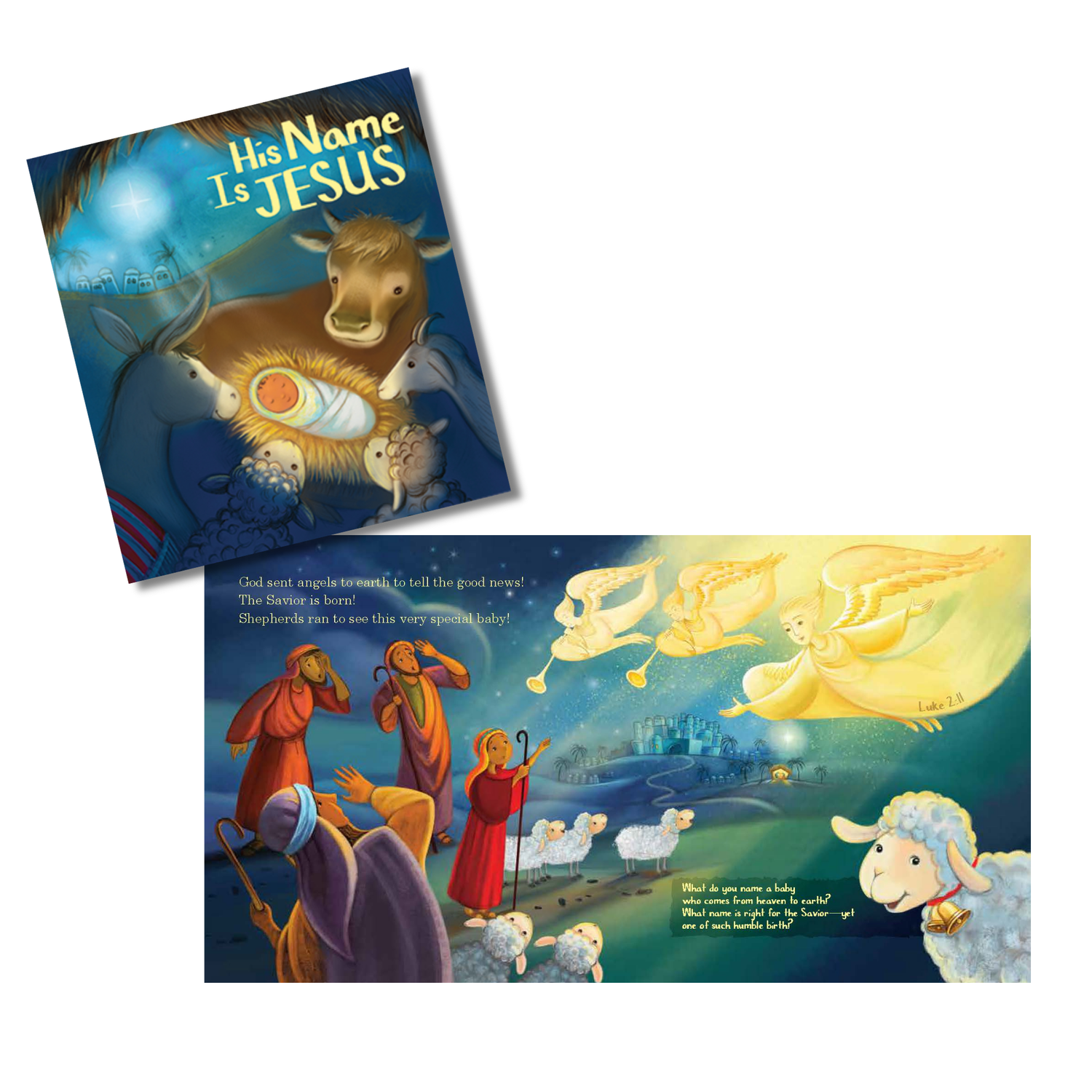 16-Page Children's Softcover Story Book with FREE Goodie Bag - His Name Is Jesus