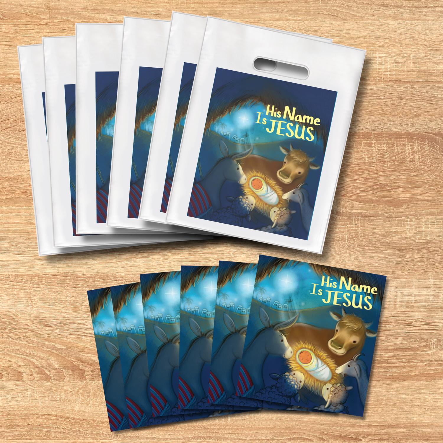 16-Page Children's Softcover Story Book with FREE Goodie Bag - His Name Is Jesus