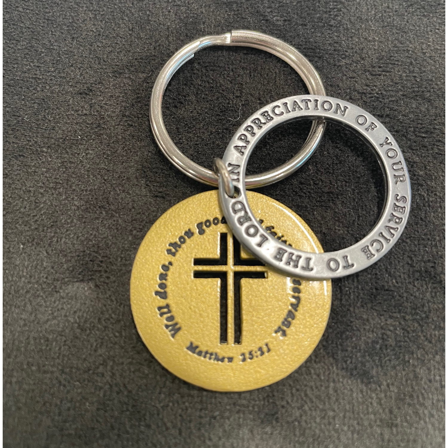 Appreciation of Your Service to the Lord Key Chain & Gift Box