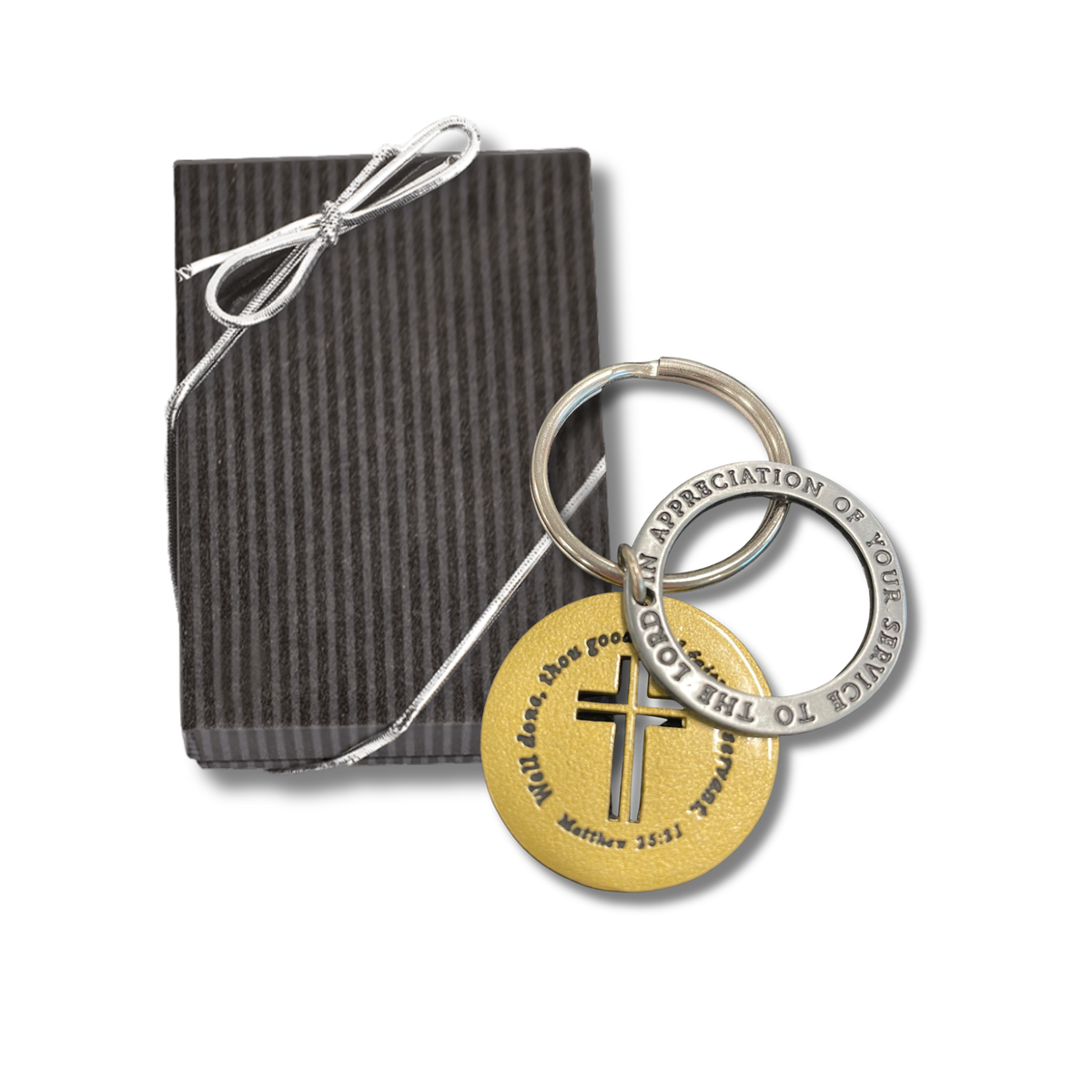 Key Chain in Gift Box - KJV - In Appreciation of Your Service to the Lord
