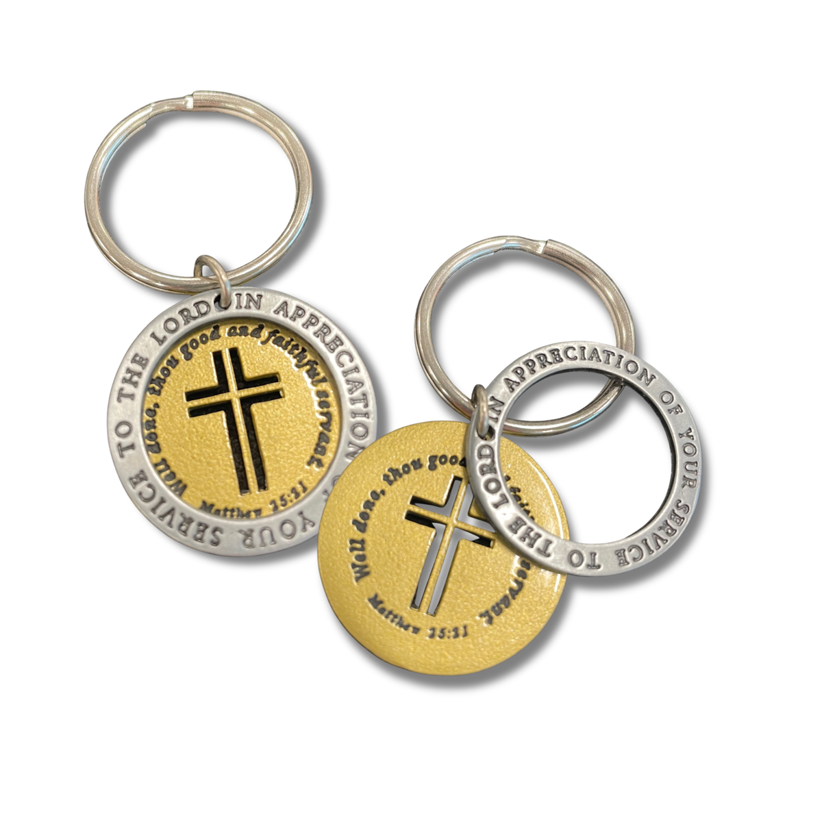 Key Chain in Gift Box - KJV - In Appreciation of Your Service to the Lord