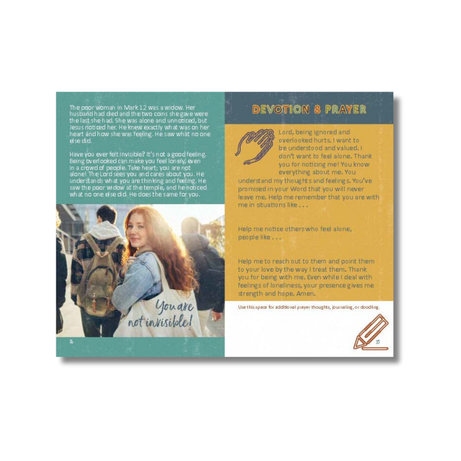 Pocket-Sized Biblical Teen Reference Booklet: Just Breathe.