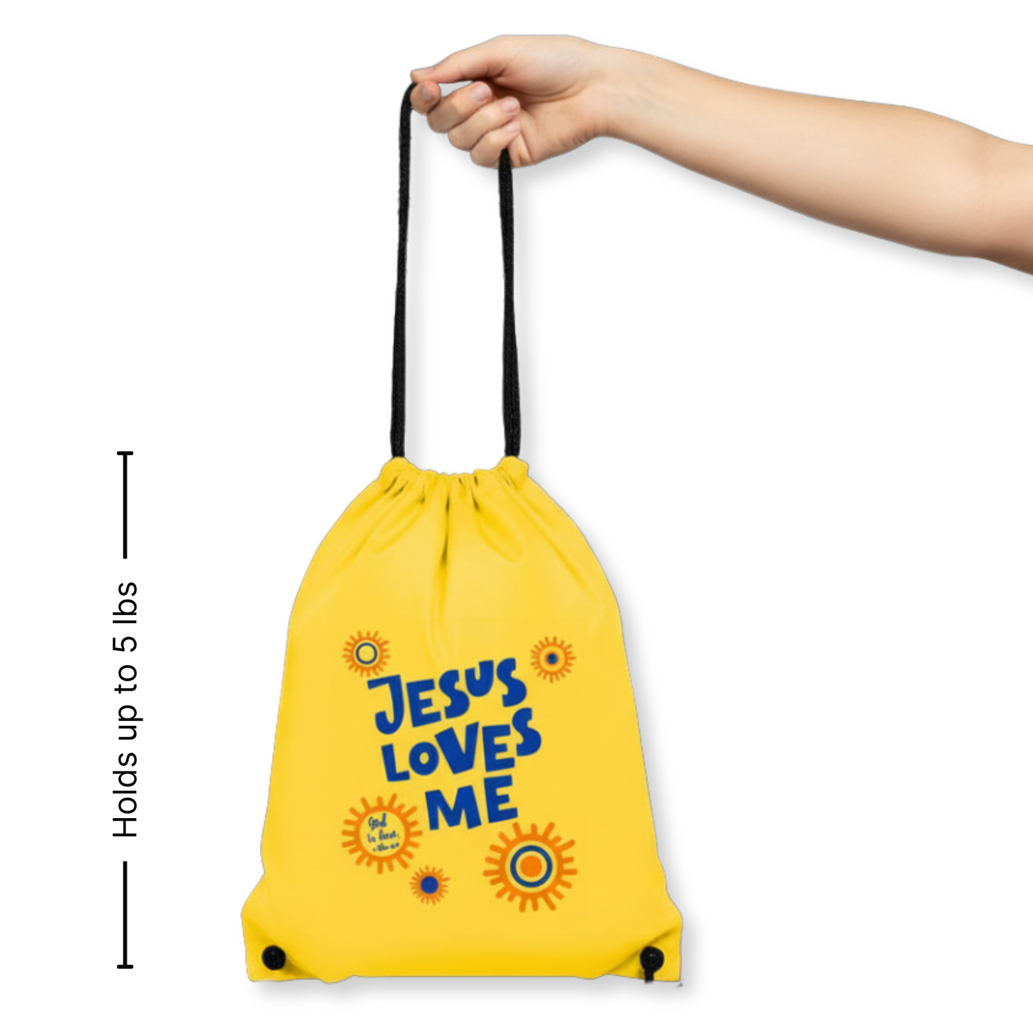Drawstring Bag - Jesus Loves Me