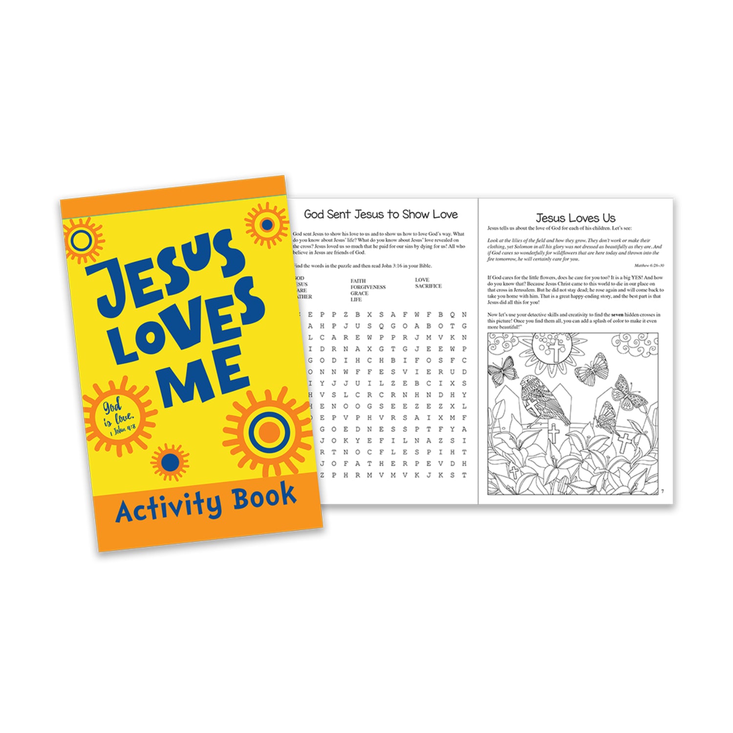 Jesus Loves Me Activity Book for Ages 7-11
