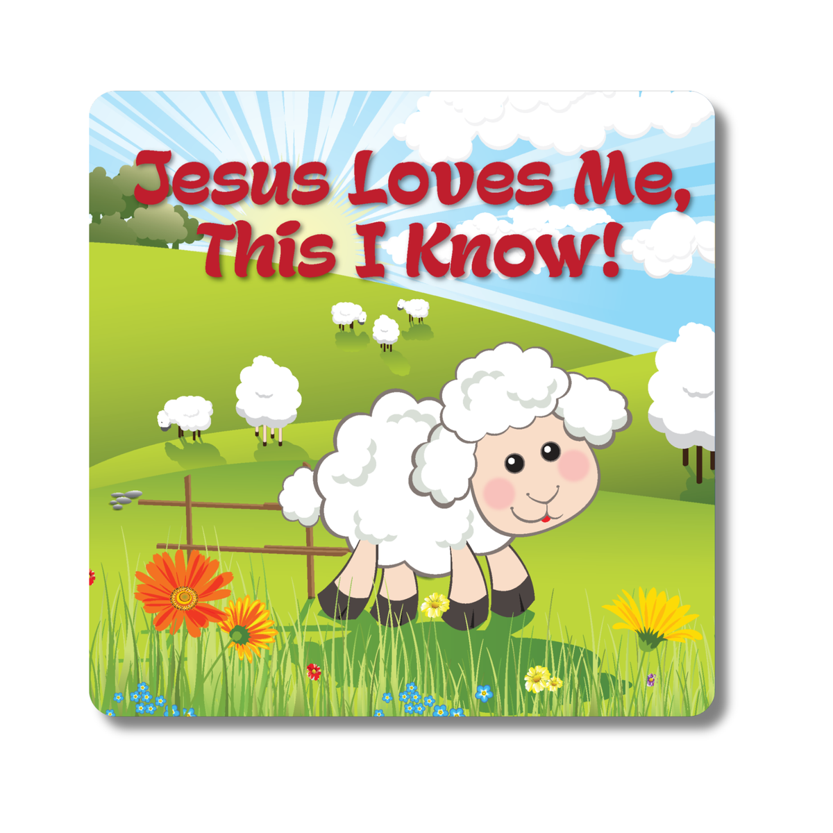 8-Page Board Book - Jesus Loves Me, This I Know!