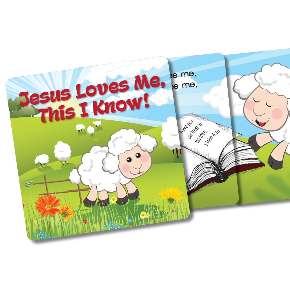8-Page Board Book - Jesus Loves Me, This I Know!