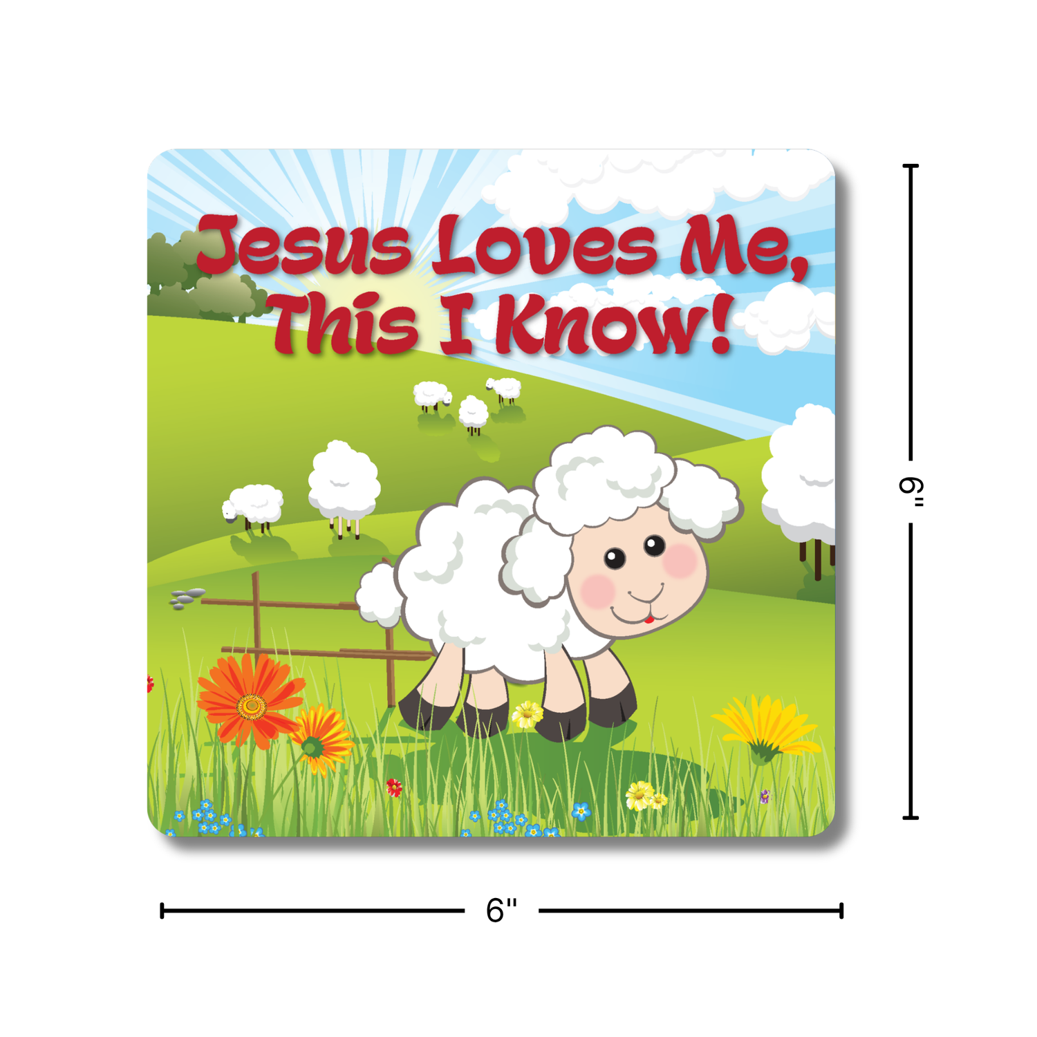 8-Page Board Book - Jesus Loves Me, This I Know!