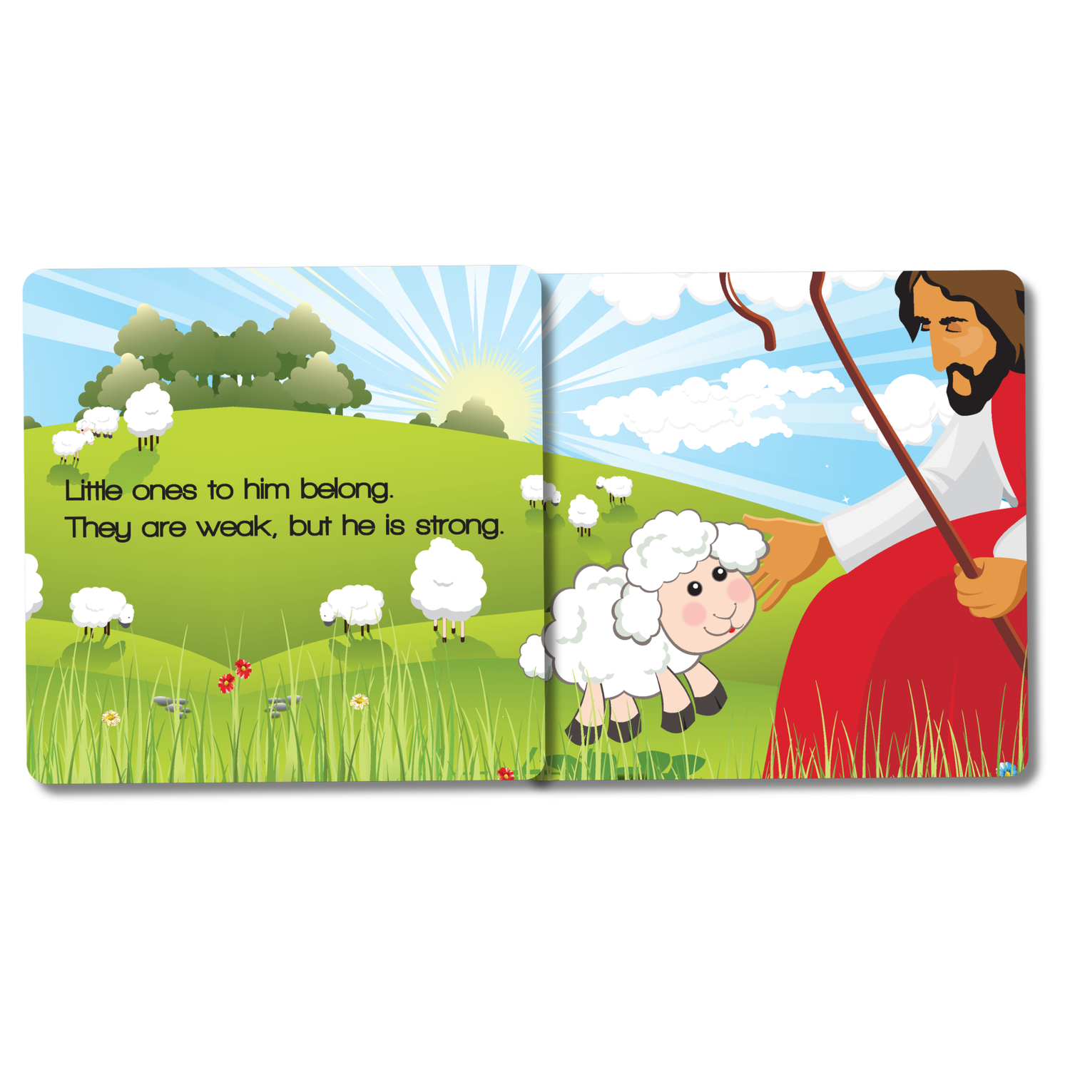 8-Page Board Book - Jesus Loves Me, This I Know!