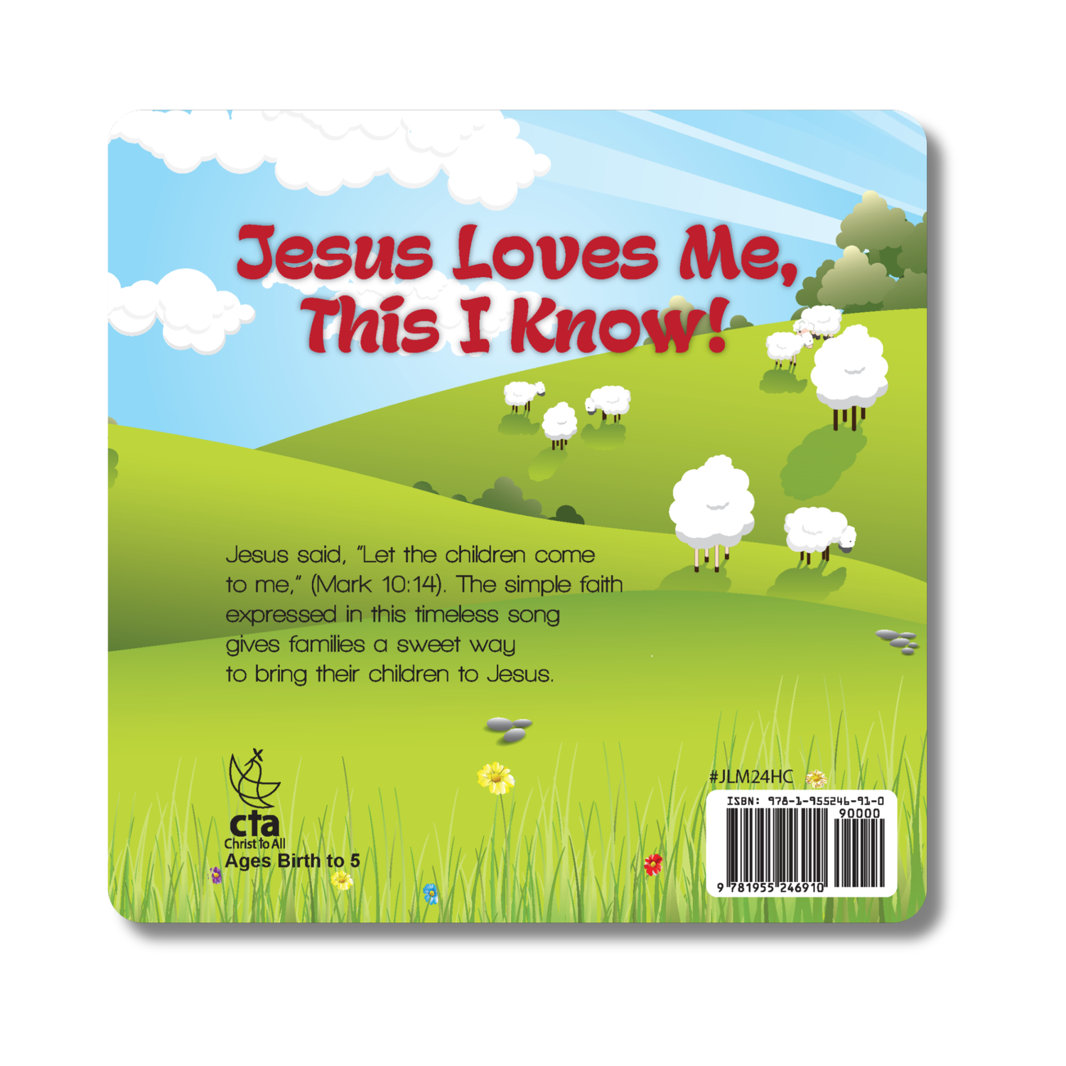 8-Page Board Book - Jesus Loves Me, This I Know!