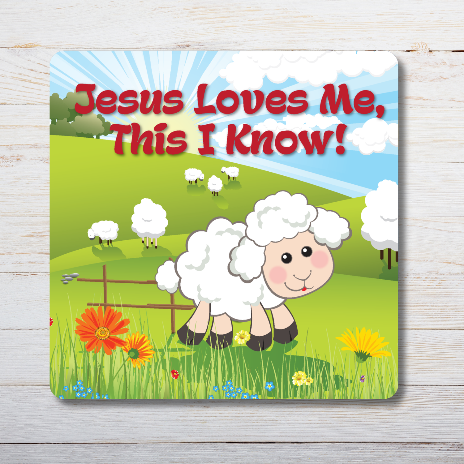 8-Page Board Book - Jesus Loves Me, This I Know!