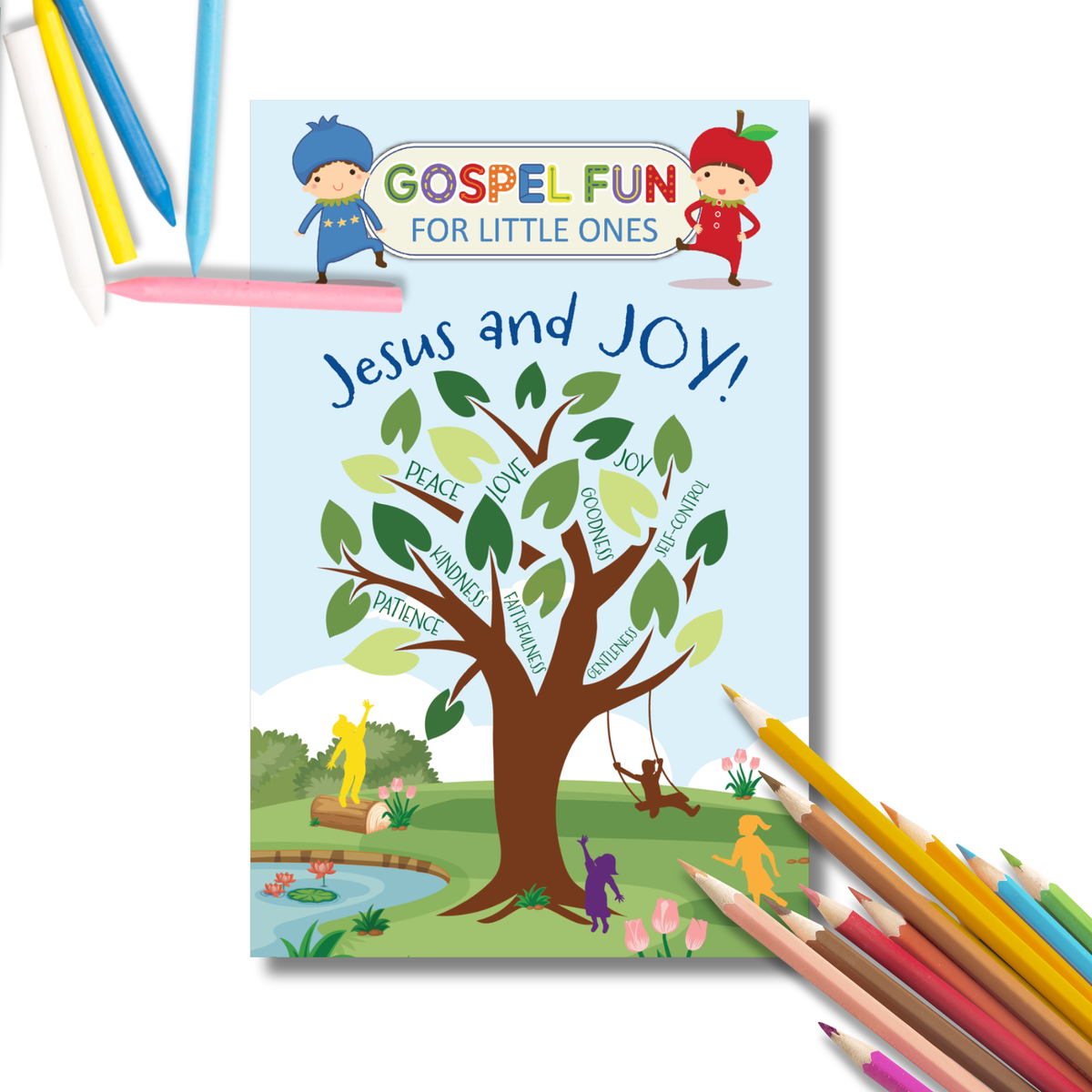 Gospel Fun for Little Ones Activity Booklet for Preschoolers - Jesus and JOY!