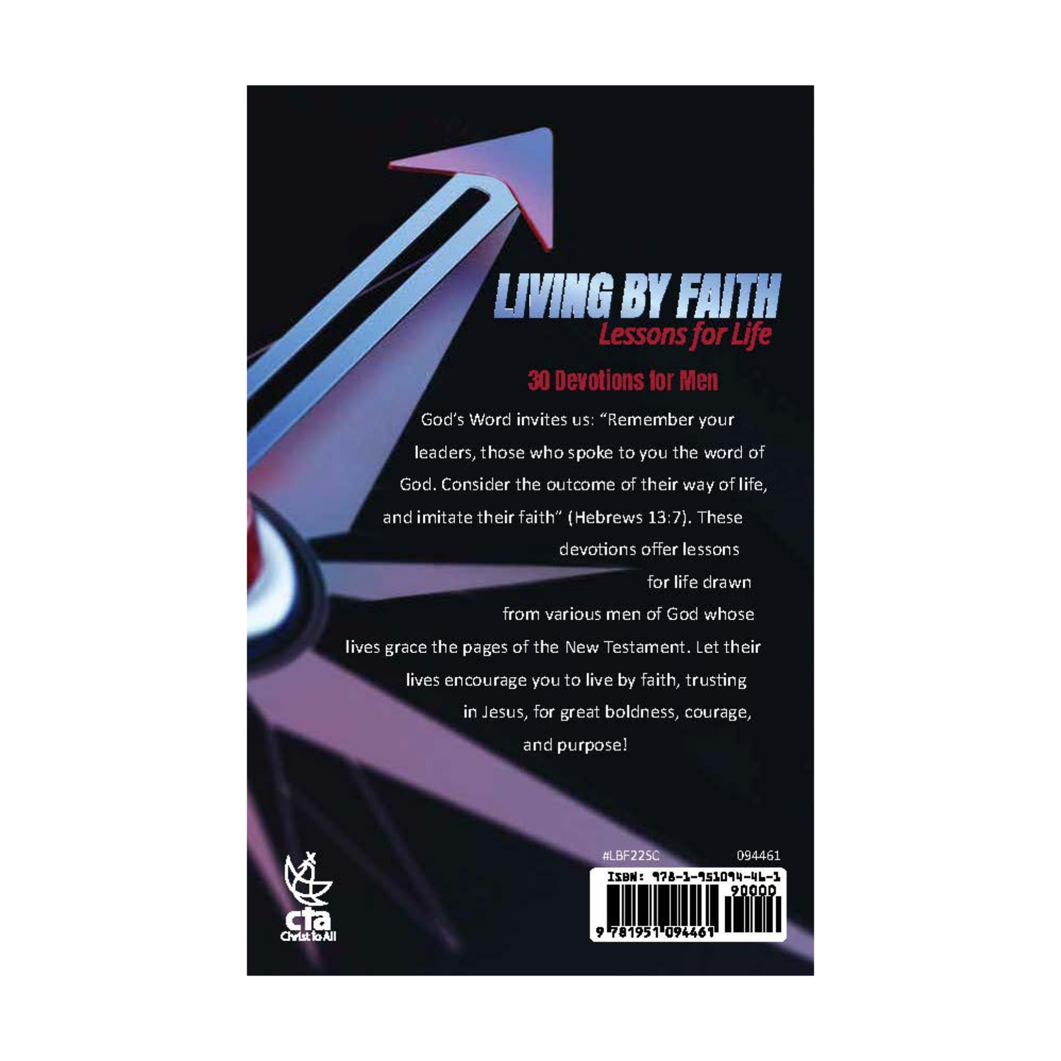 64-Page Devotion Book for Men & Boys - ESV - Living by Faith
