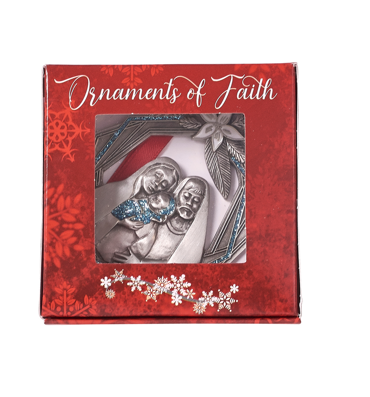 Christian Christmas Ornament of Faith Love Came Down