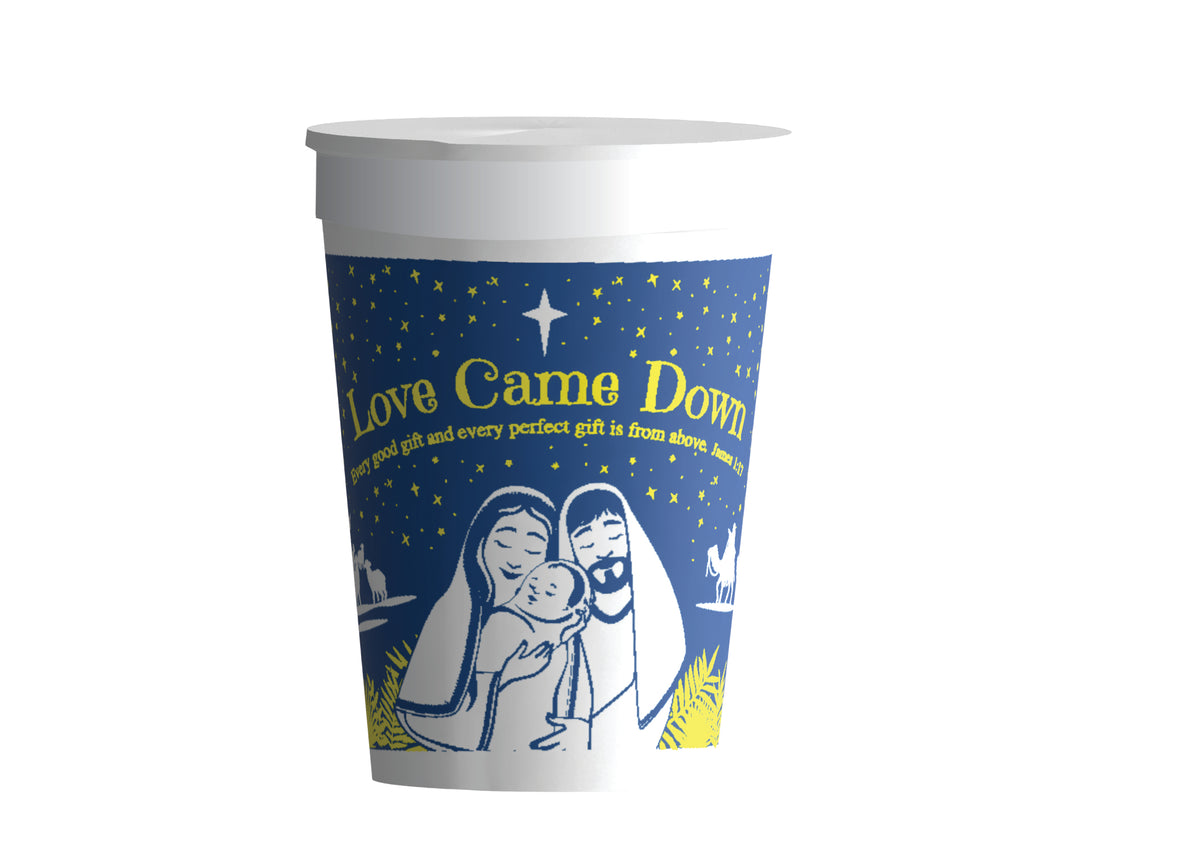 3-3/8" x 4" BPA-free plastic tumbler with themed artwork, holds 12 fl. oz., dishwasher safe, and perfect for events, parties, or take-home gifts for kids.
615122-17312-1