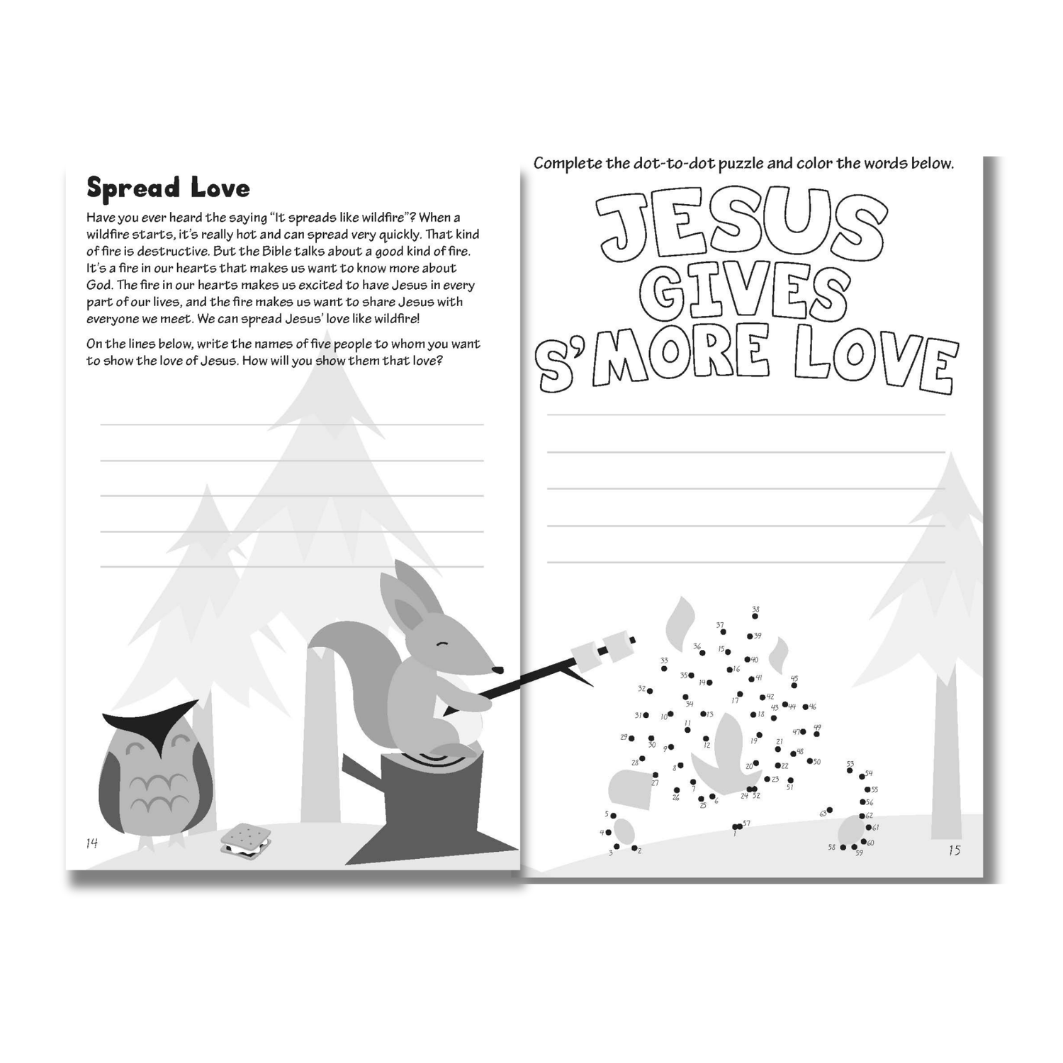 16-Page Activity Booklet - Campfire