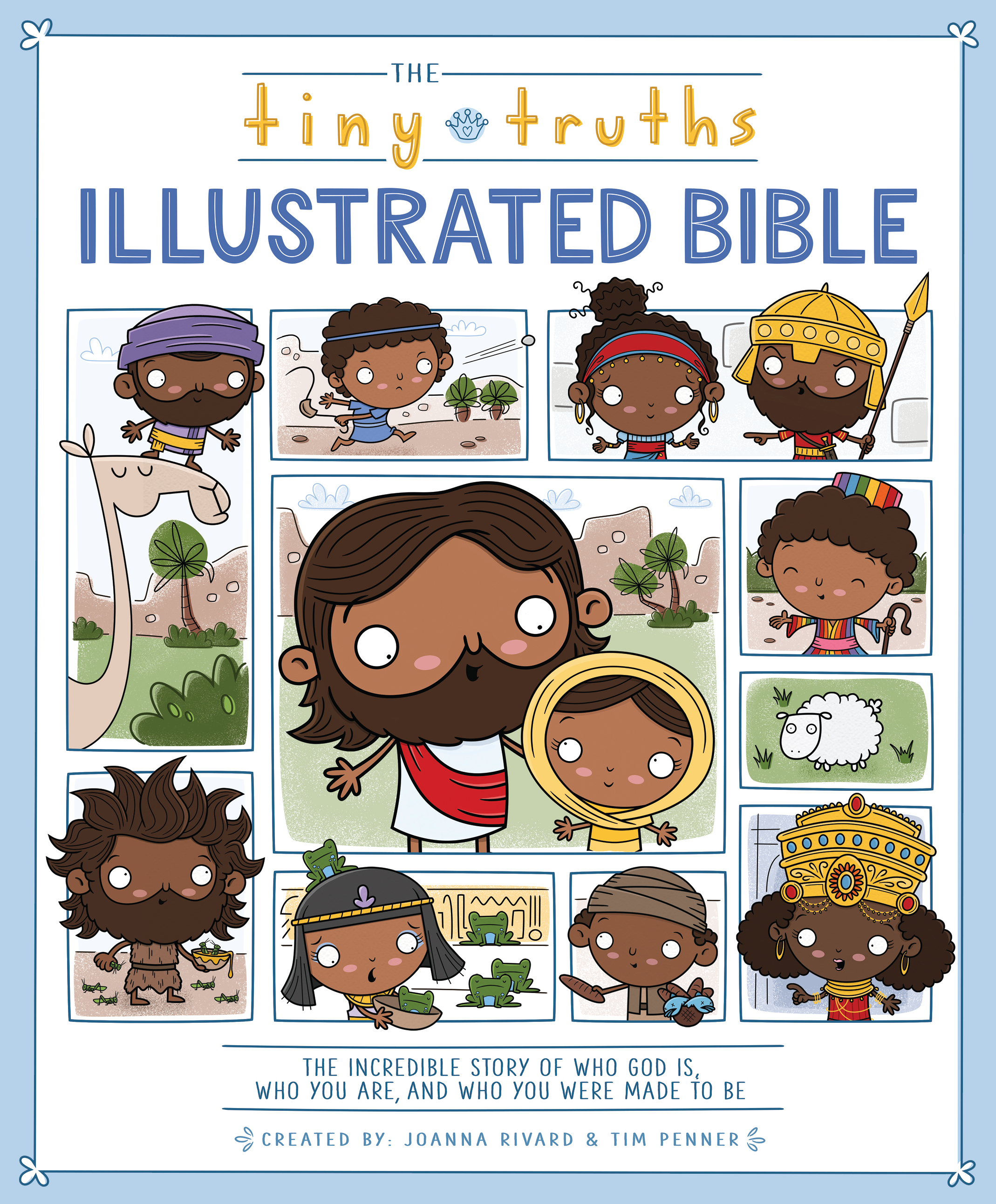 The Tiny Truths Illustrated Bible – Beautifully embossed Bible storybook for ages 4–8, featuring 33 engaging stories from the Old and New Testaments (8⅞" x 7⅓" x ¾"), written in a simple, relatable style.
615122-17545-3