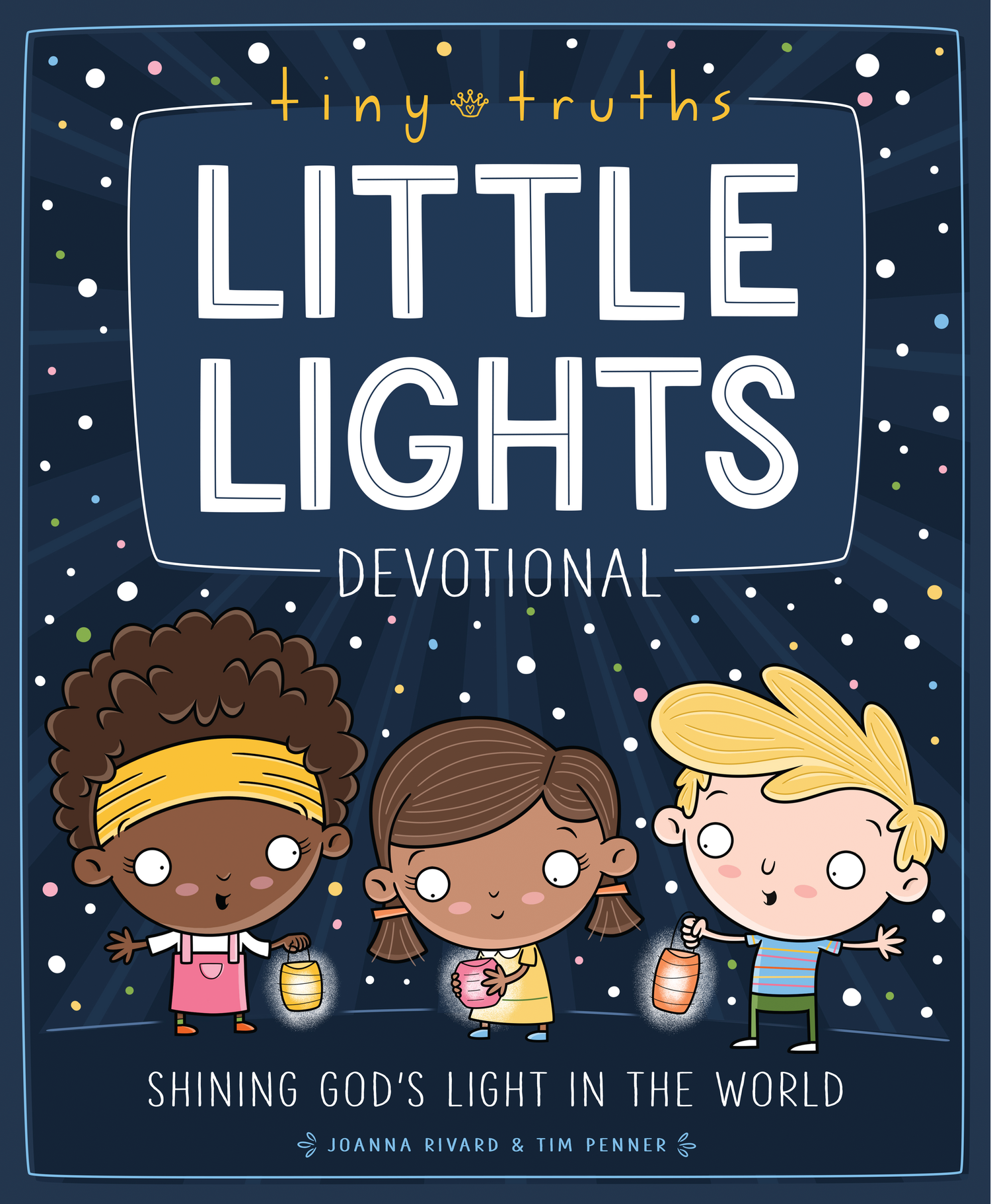 Tiny Truths Little Lights Devotional – 60+ Scripture-based devotions for kids ages 4–8, filled with reflections on God’s love, forgiveness, gratitude, and shining His light. Illustrated to celebrate diversity. Measures 6¼" x 8¼" x ½".
615122-17546-0