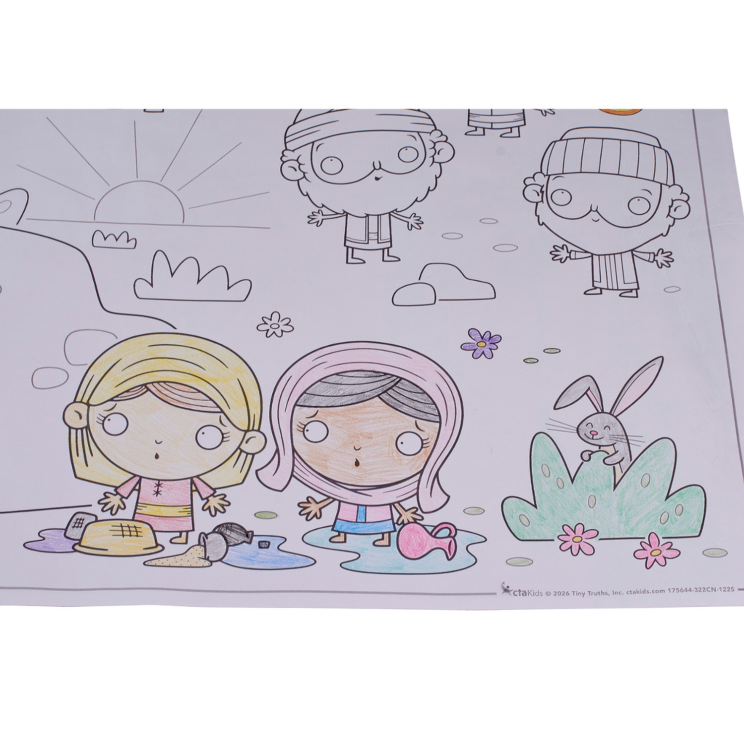 Tiny Truths Illustrated Bible Giant Easter Coloring Mural