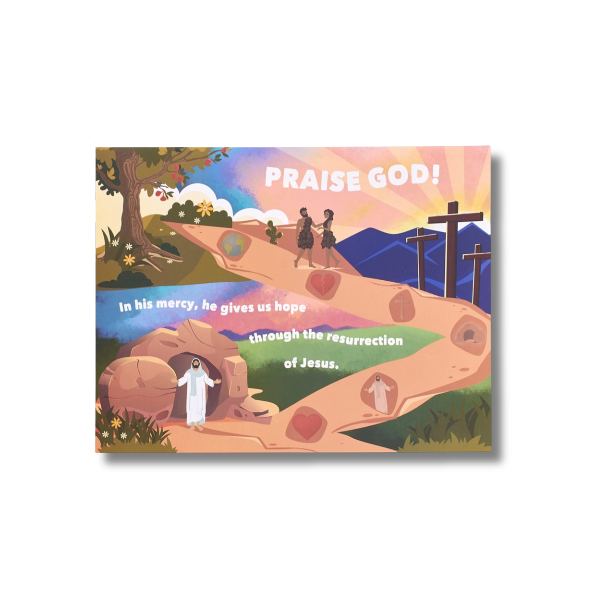 Journey-to-Easter Weekly Sticker Activity for Kids & Families