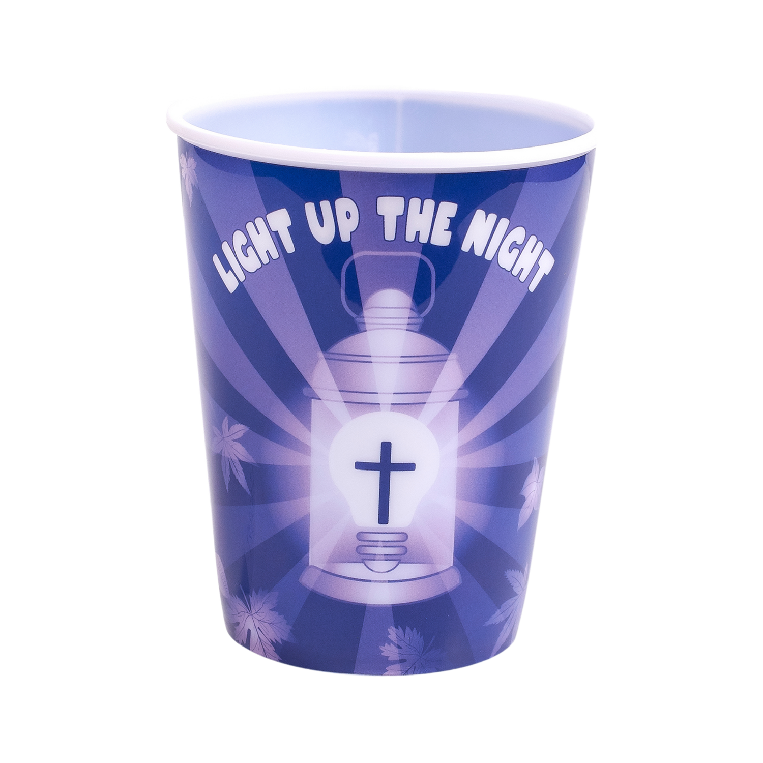 Light Up the Night Children's Plastic Tumbler Cup with Bible Verse