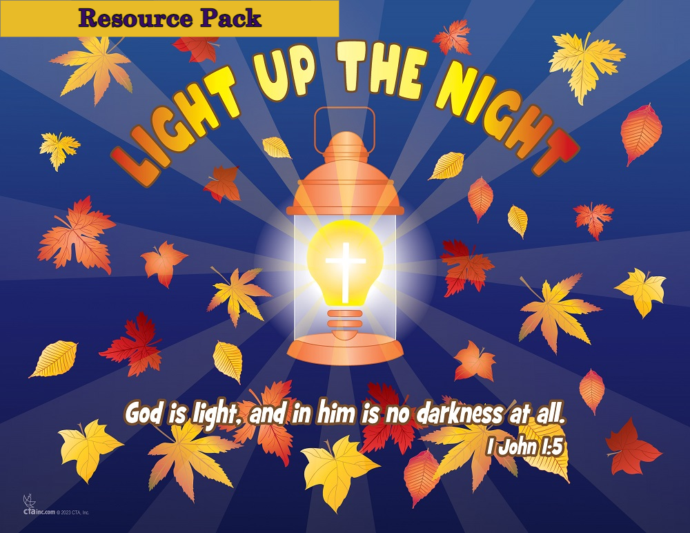 Free downloadable Christian resources for Light Up the Night children's ministry