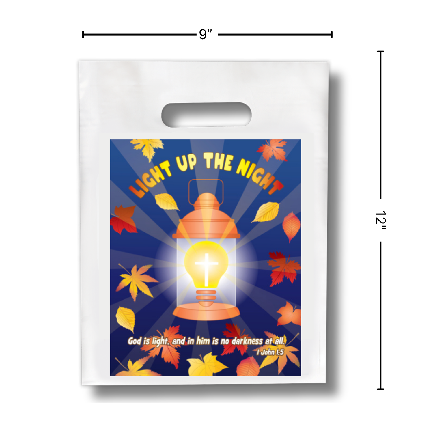 9" x 12" Goodie Bags (12 Pack) - Light Up the Night