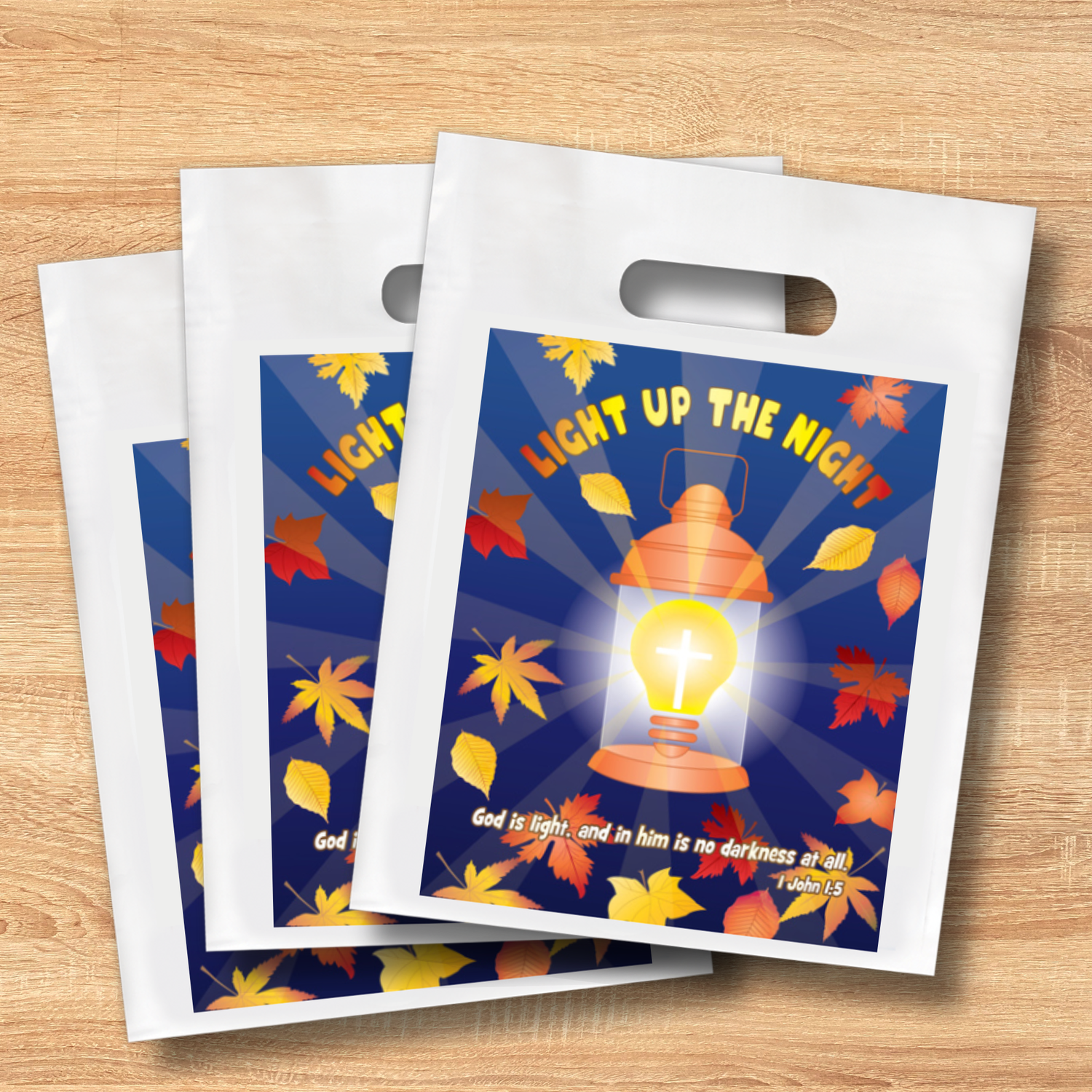 9" x 12" Goodie Bags (12 Pack) - Light Up the Night