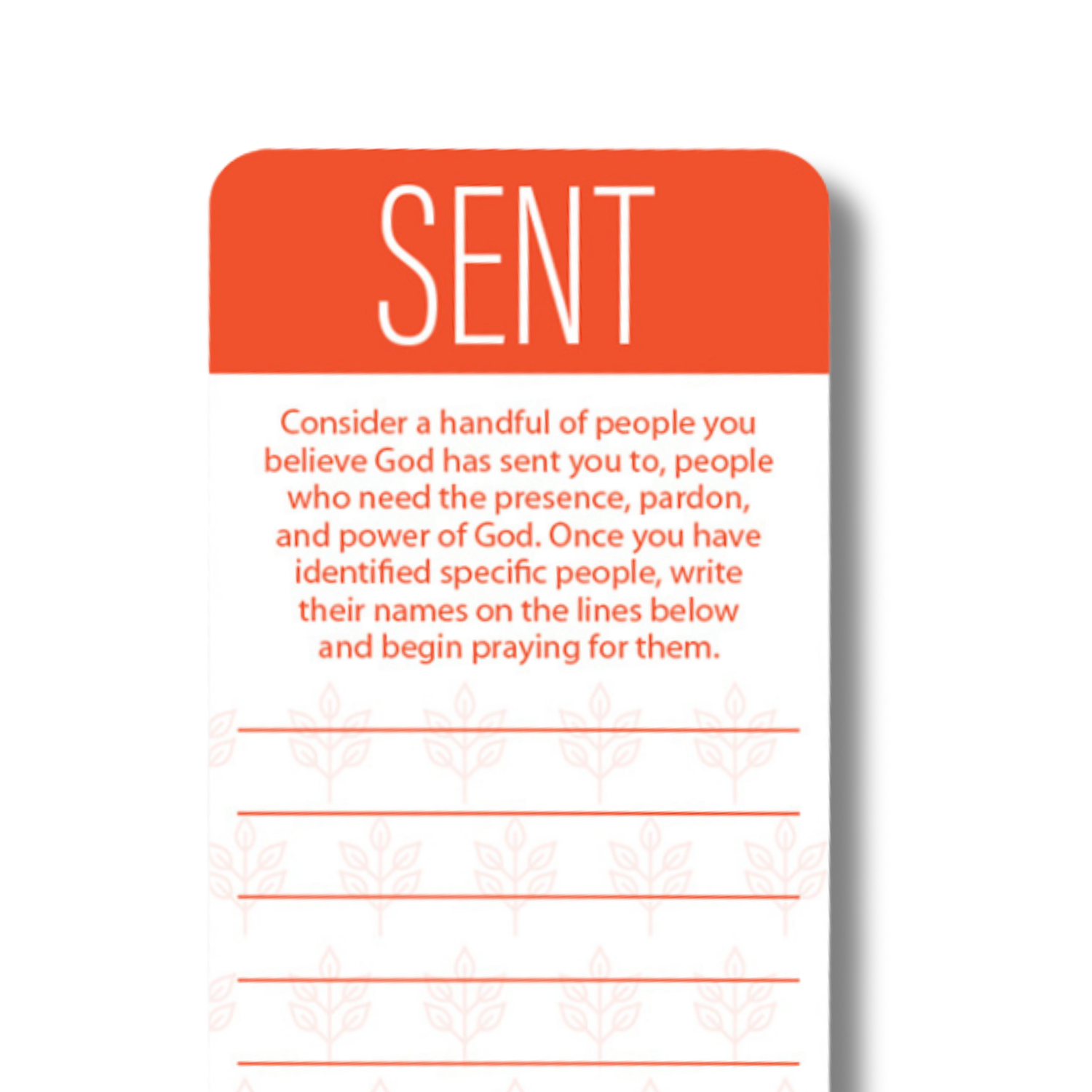 Pack of 12 Individual Bookmarks - Loved & Sent Faith Journey